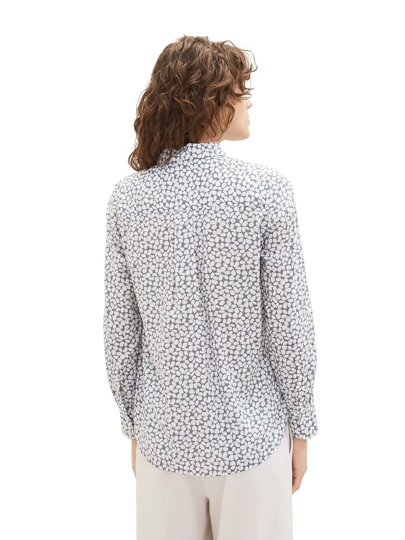 TOM TAILOR | Bluse | grau