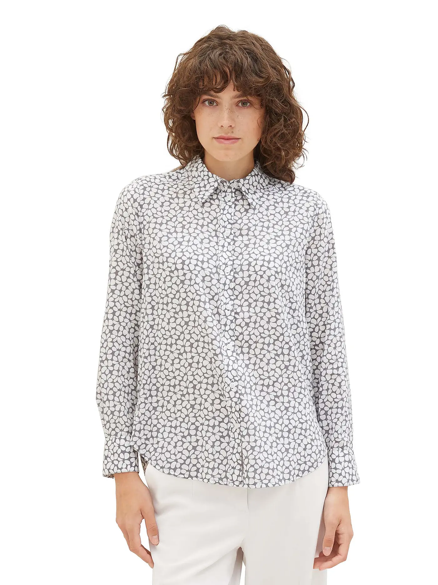 TOM TAILOR | Bluse | grau