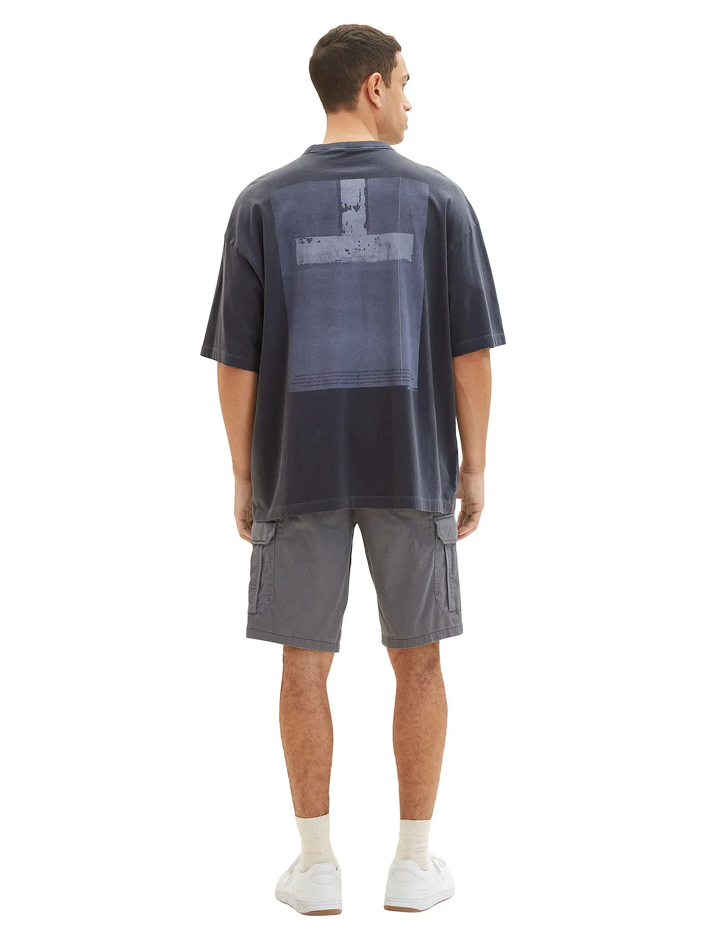 TOM TAILOR | Cargoshorts | grau
