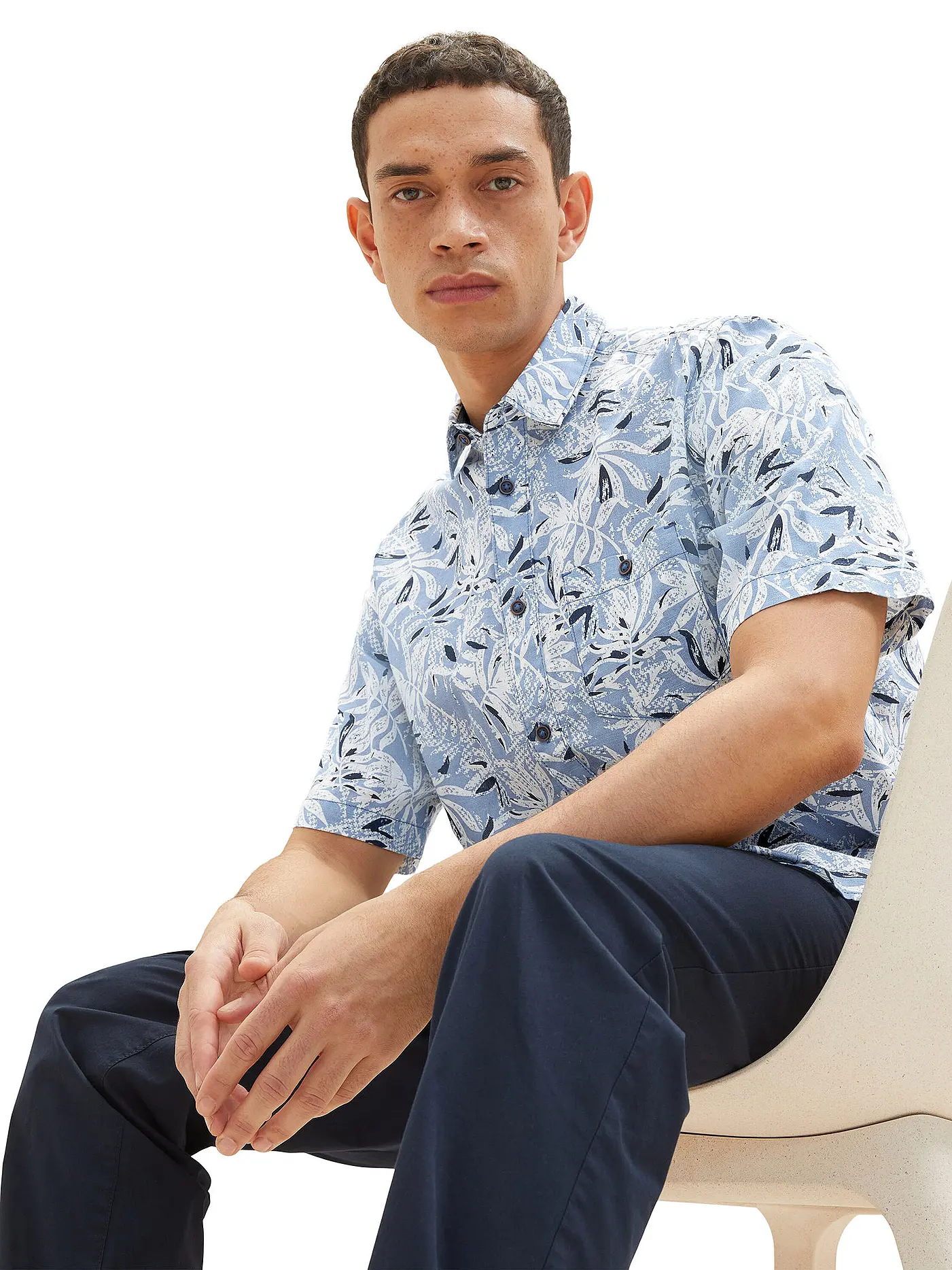 TOM TAILOR | Hemd | hellblau