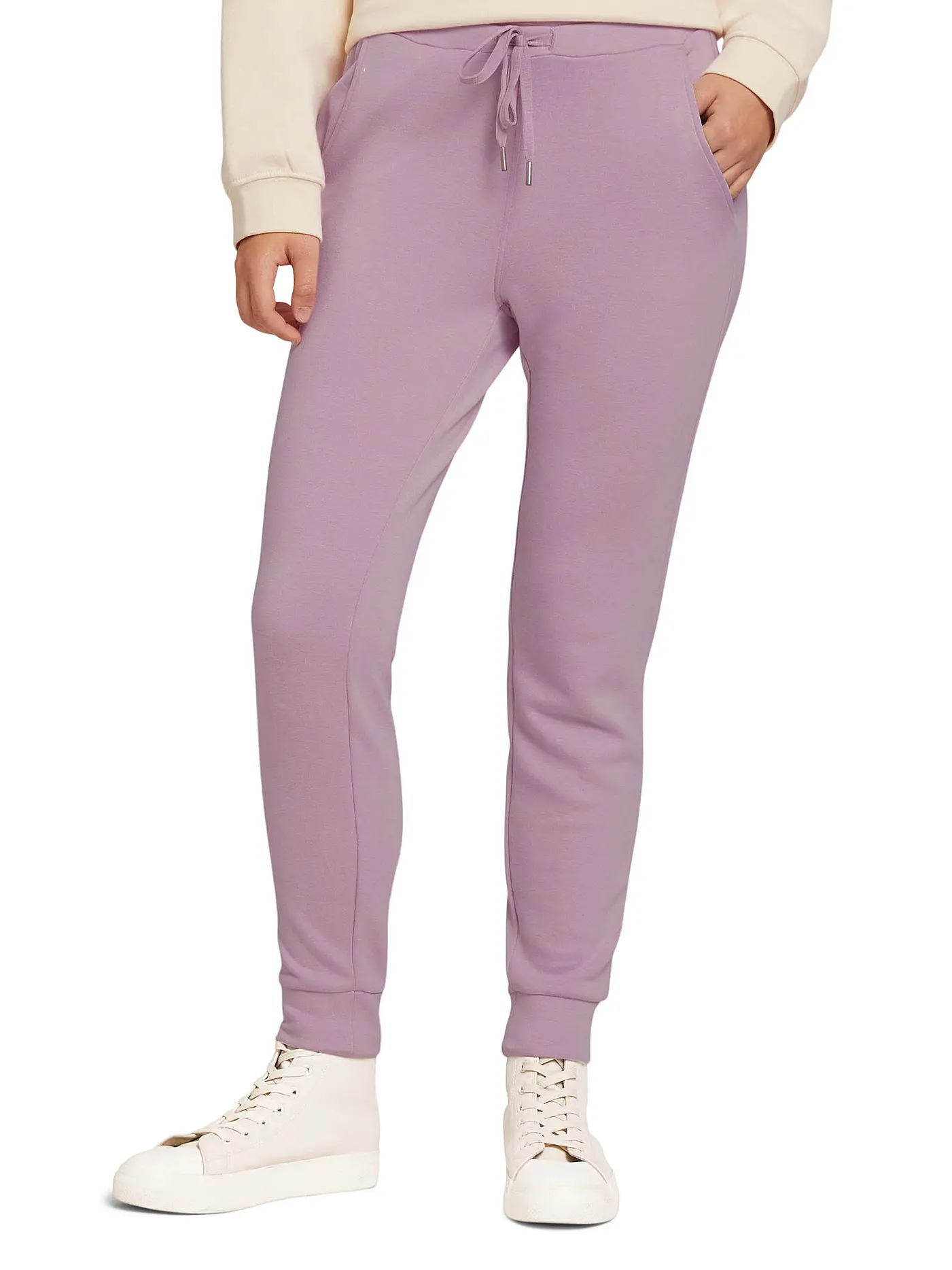 TOM TAILOR | Hose Jogging Fit  | lila