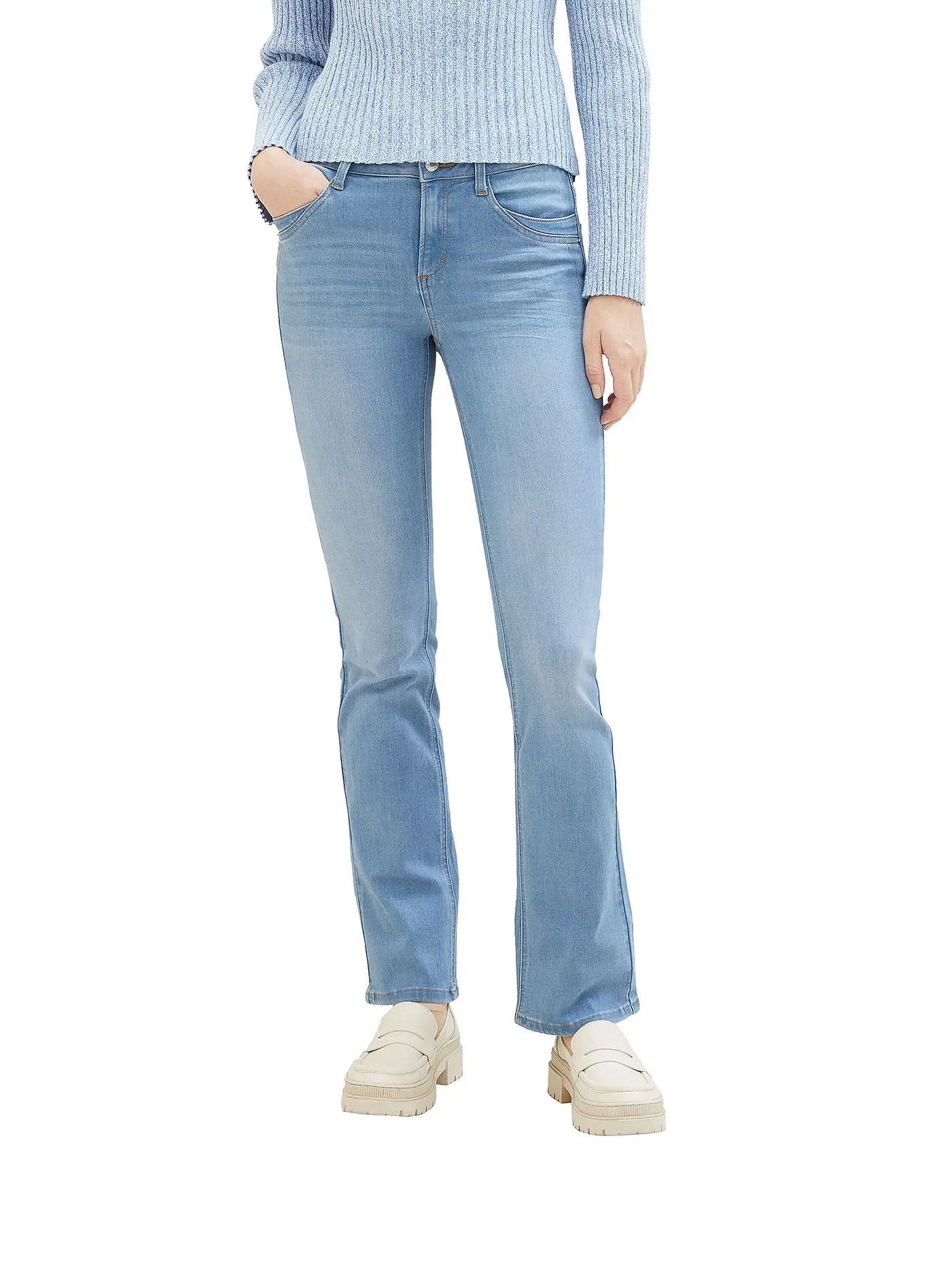 TOM TAILOR | Jeans Boot Cut ALEXA | hellblau