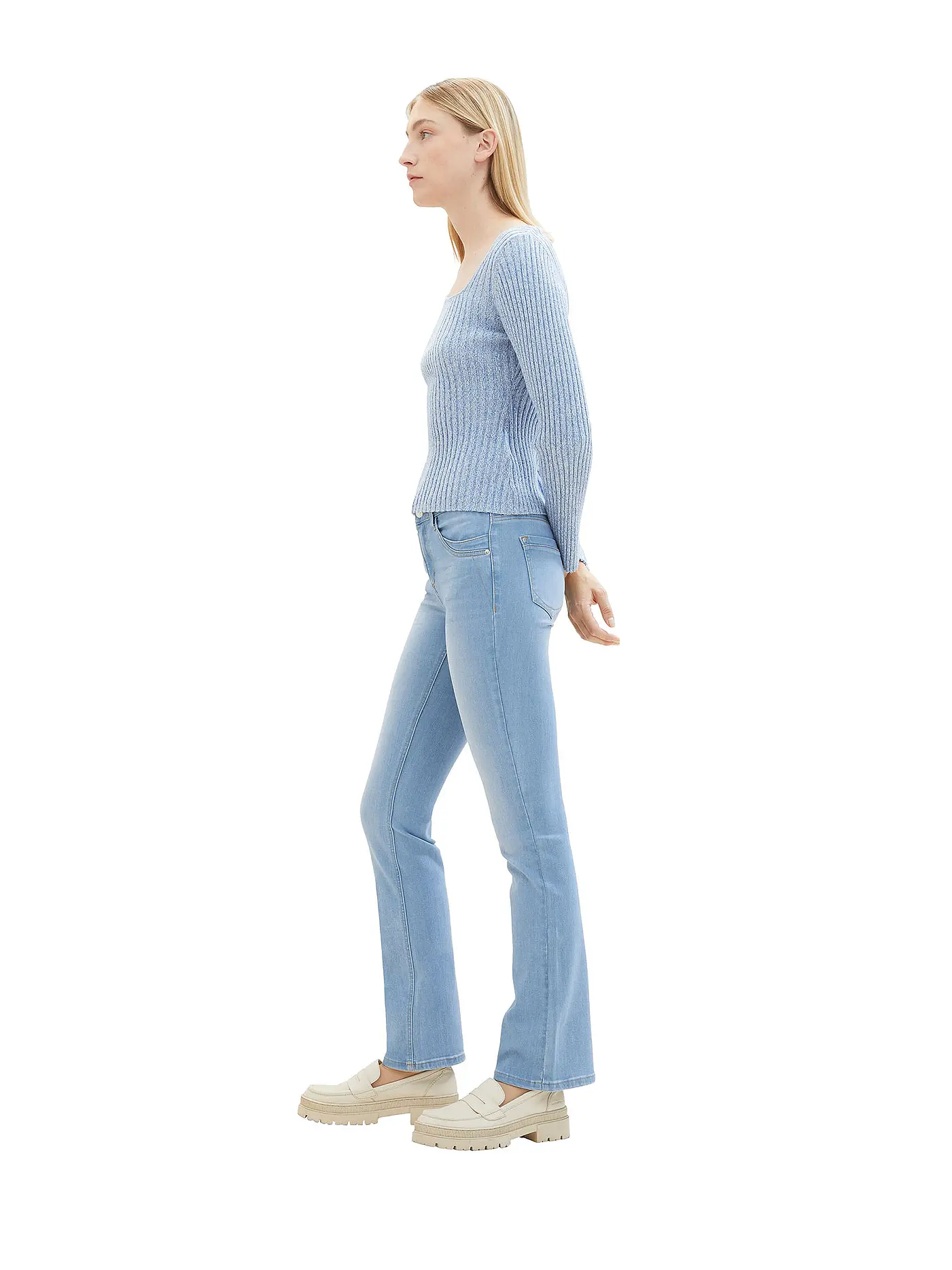 TOM TAILOR | Jeans Boot Cut ALEXA | hellblau