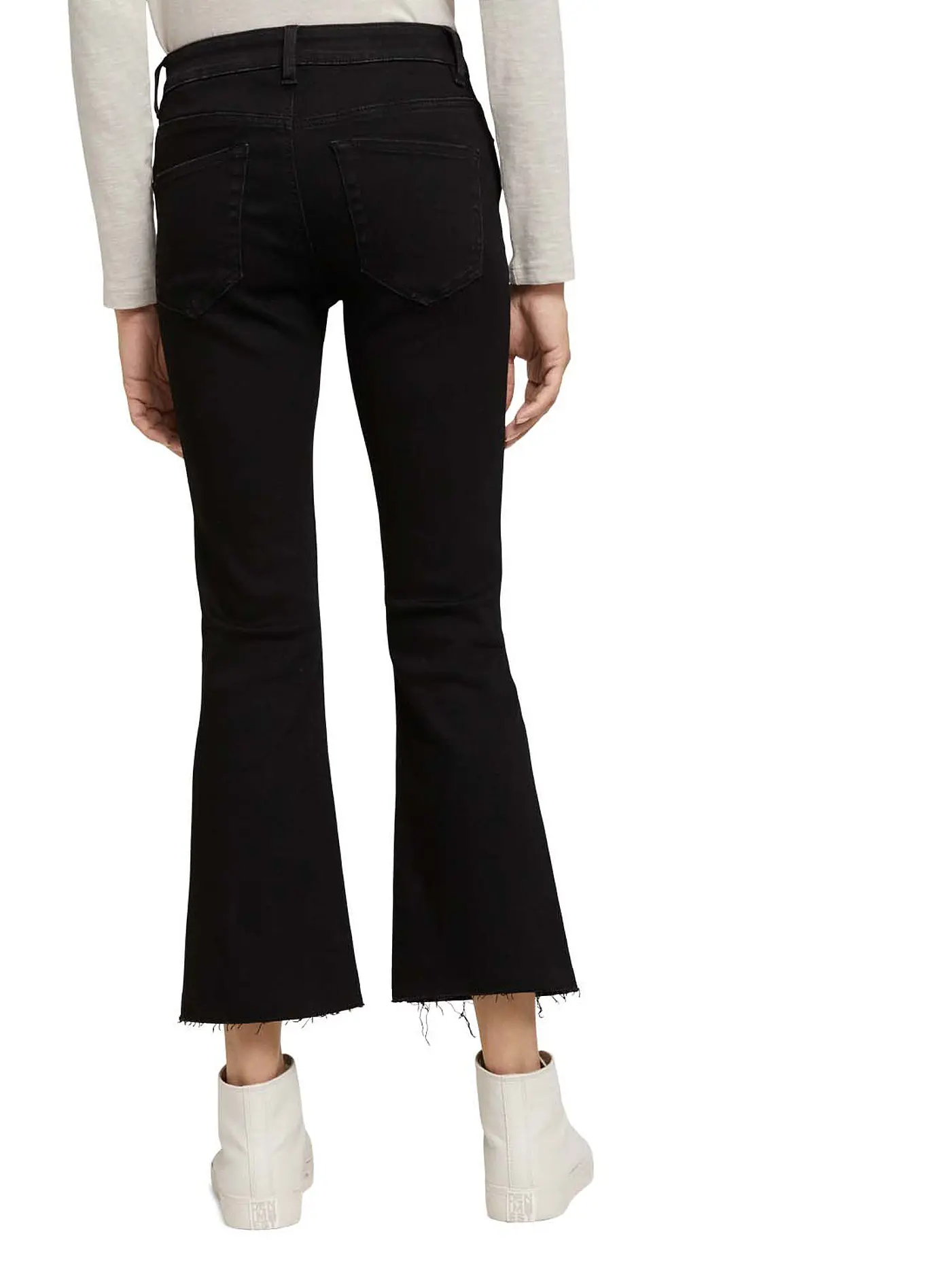 TOM TAILOR | Jeans Flared Fit Kate Kick | schwarz