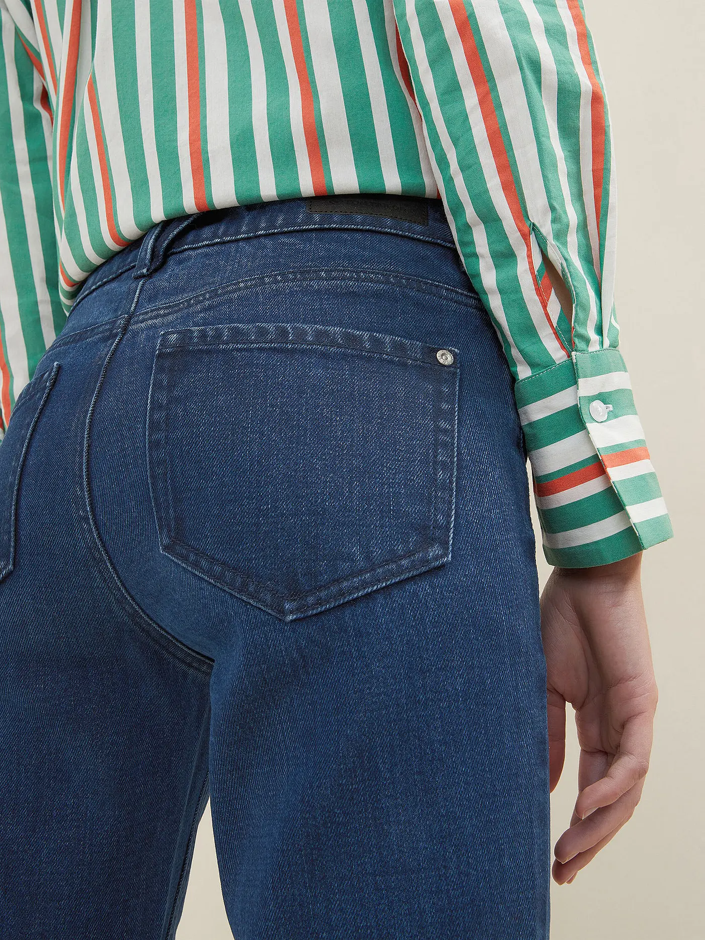 TOM TAILOR | Jeans Flared Fit KATE | blau