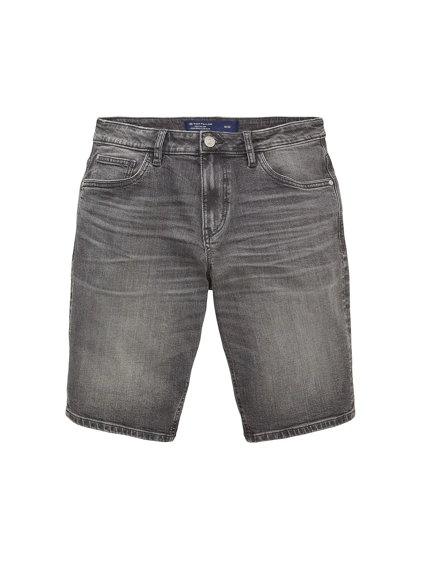 TOM TAILOR | Jeans Shorts JOSH | grau