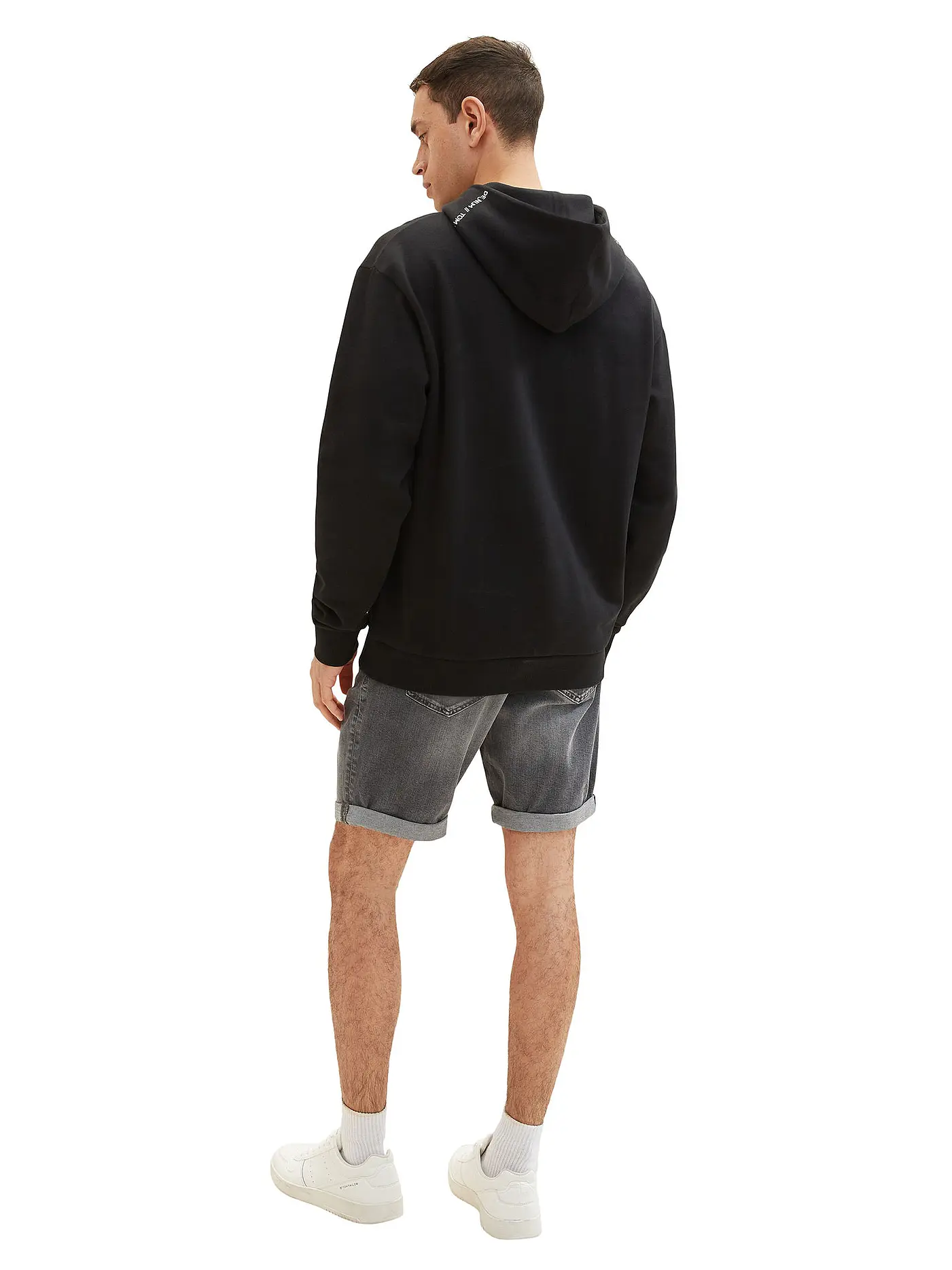 TOM TAILOR | Jeans Shorts JOSH | grau