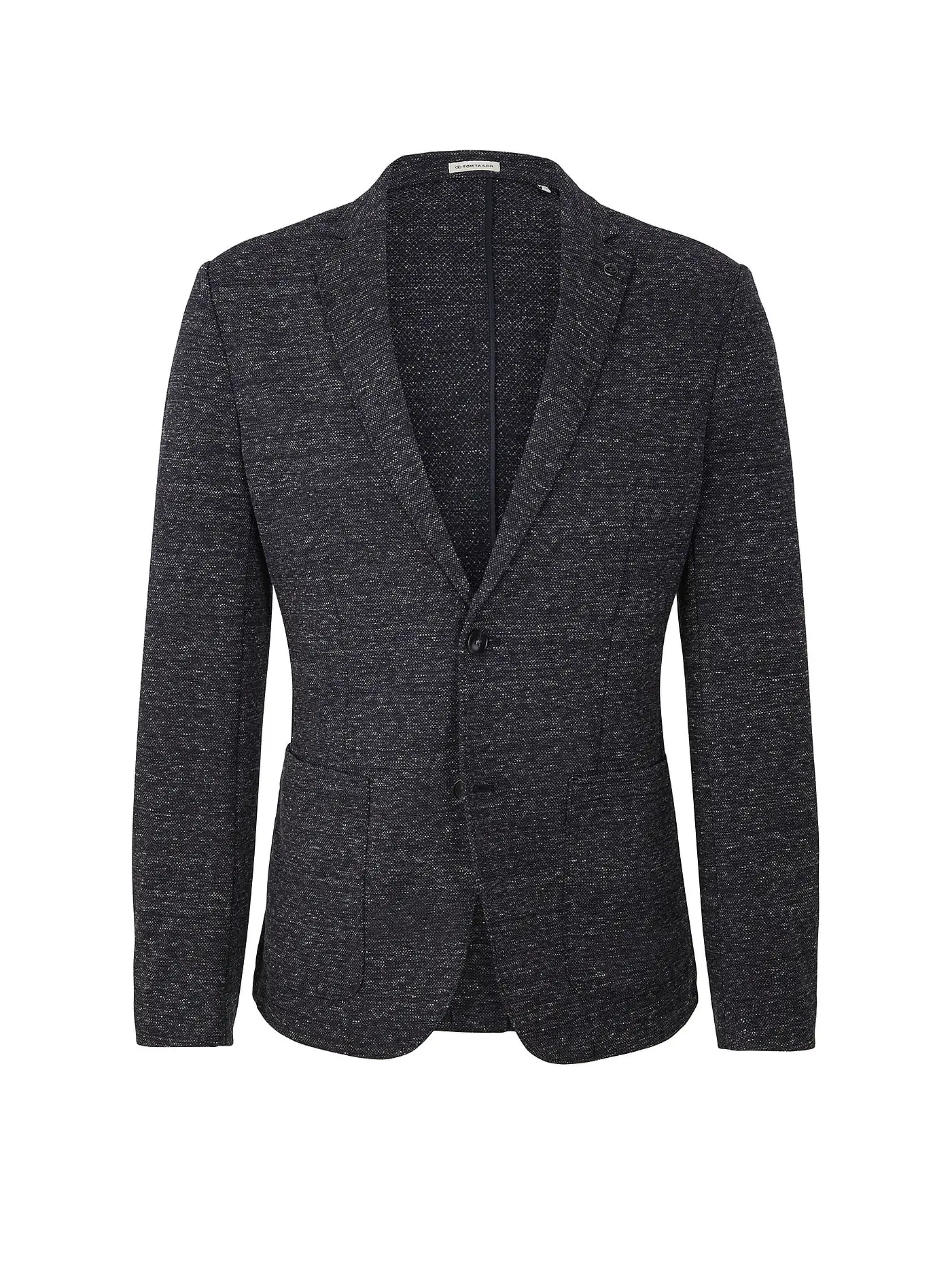 TOM TAILOR | Jersey Sakko | blau