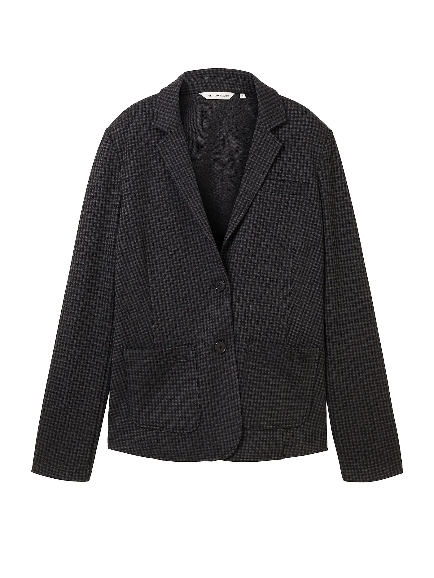 TOM TAILOR | Jerseyblazer | schwarz