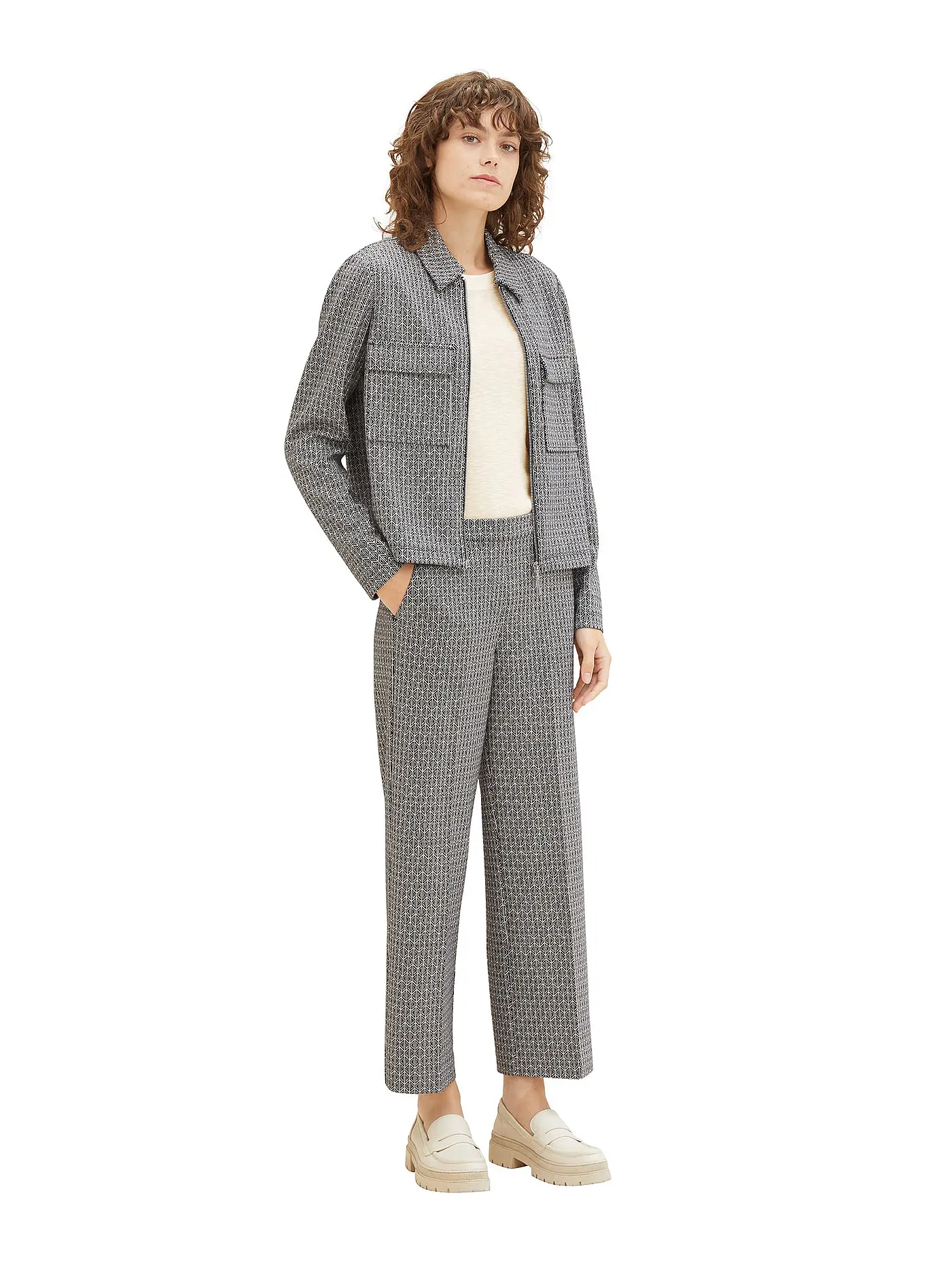 TOM TAILOR | Jerseyblazer | schwarz