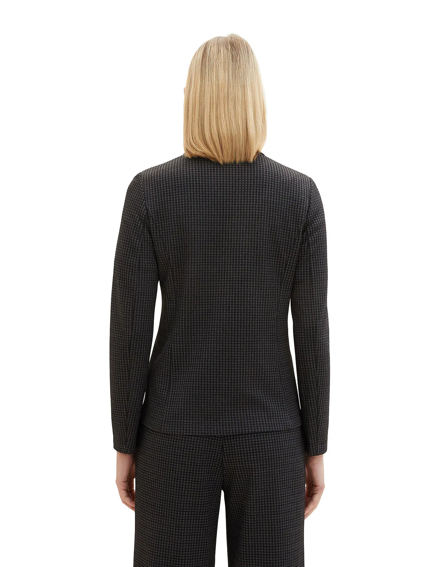TOM TAILOR | Jerseyblazer | schwarz