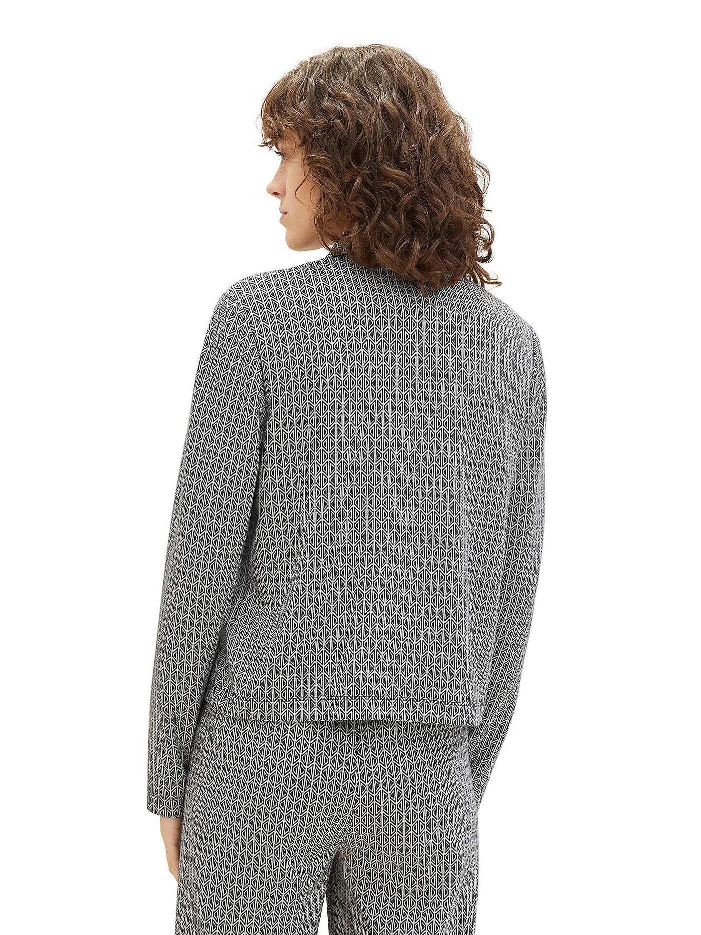 TOM TAILOR | Jerseyblazer | schwarz
