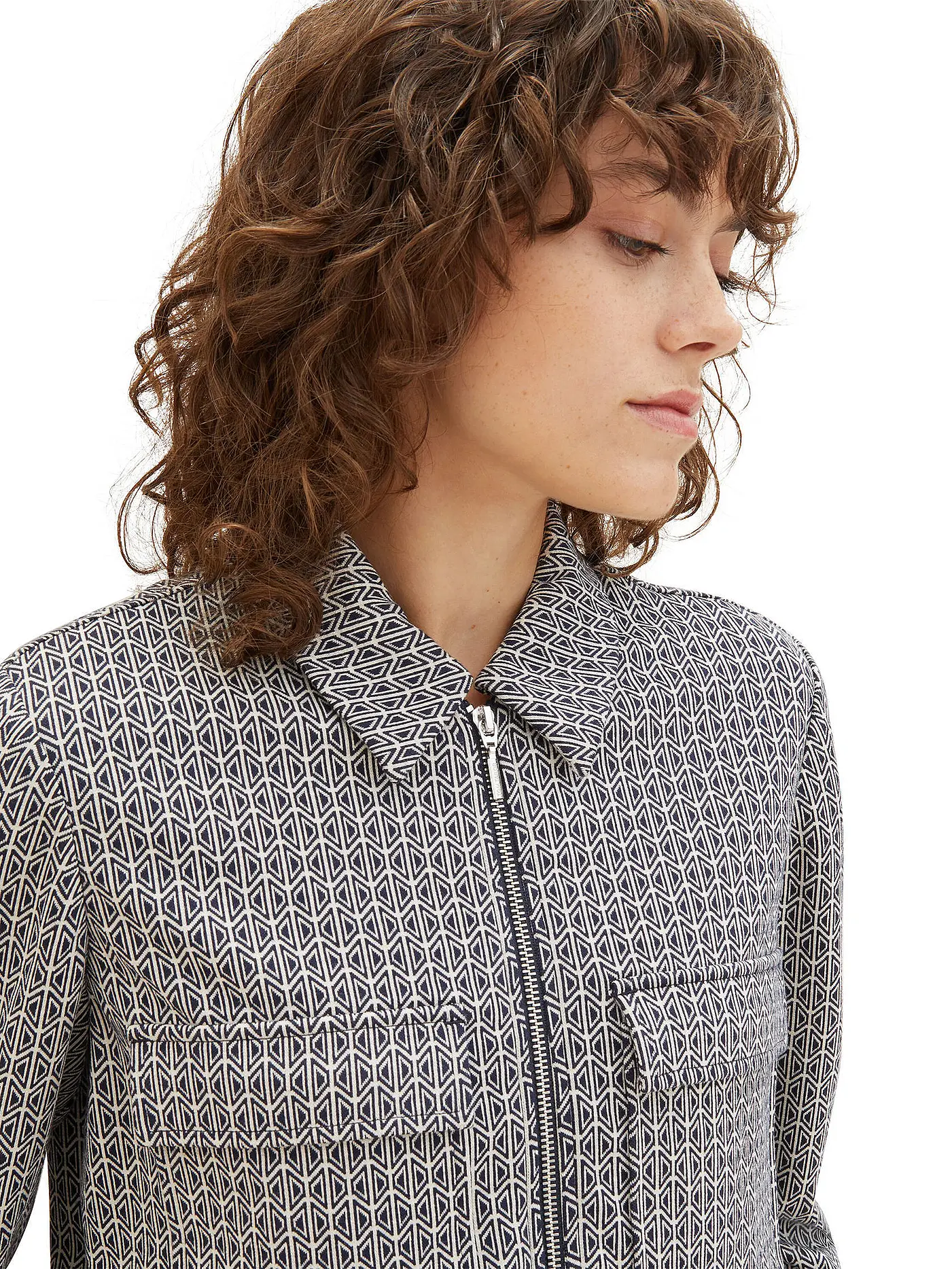 TOM TAILOR | Jerseyblazer | schwarz