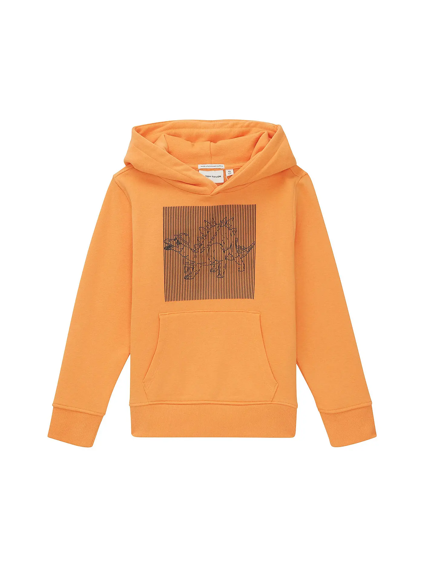 TOM TAILOR | Jungen Kapuzensweater - Hoodie | orange