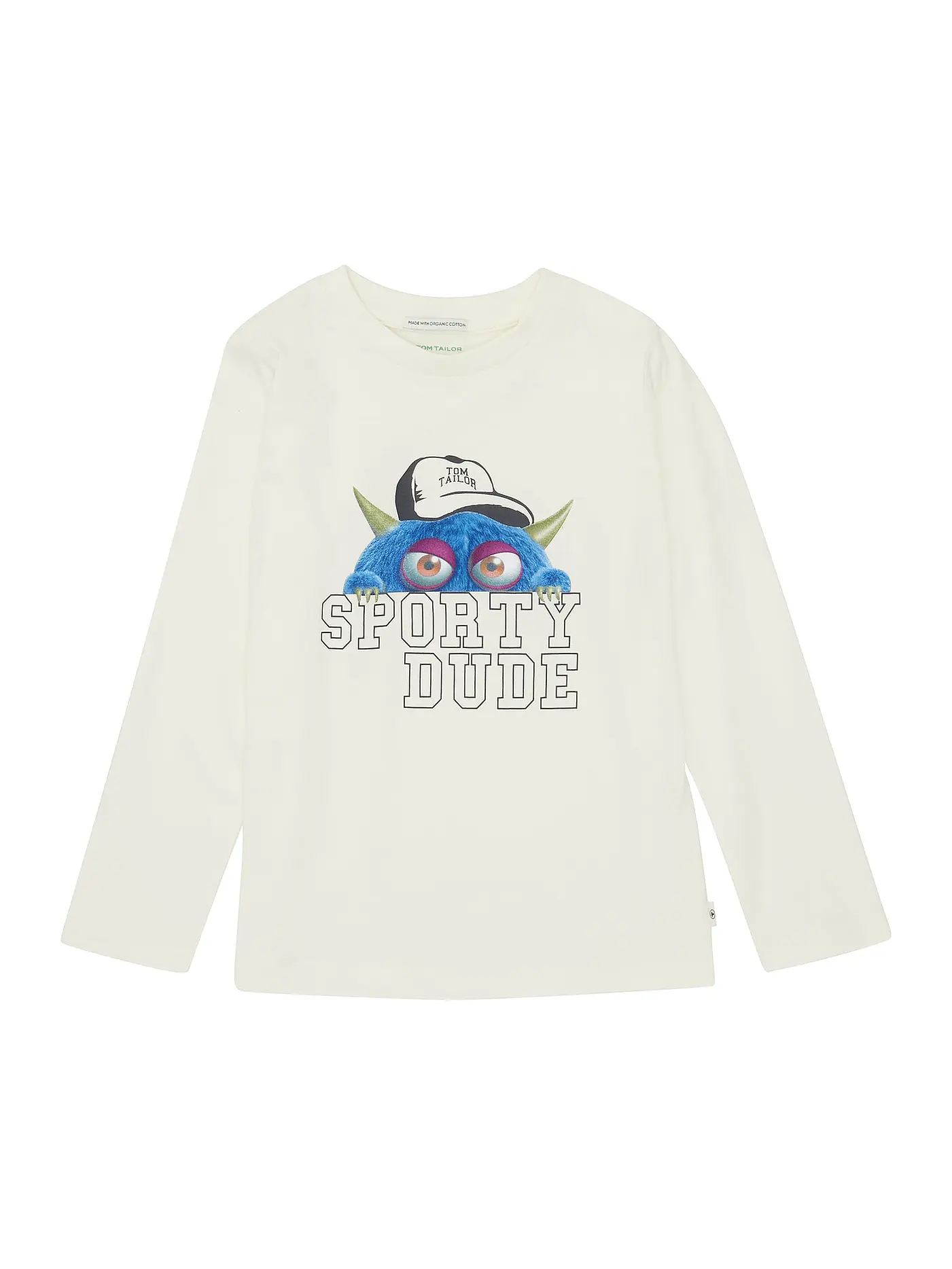TOM TAILOR | Jungen Langarmshirt | weiss