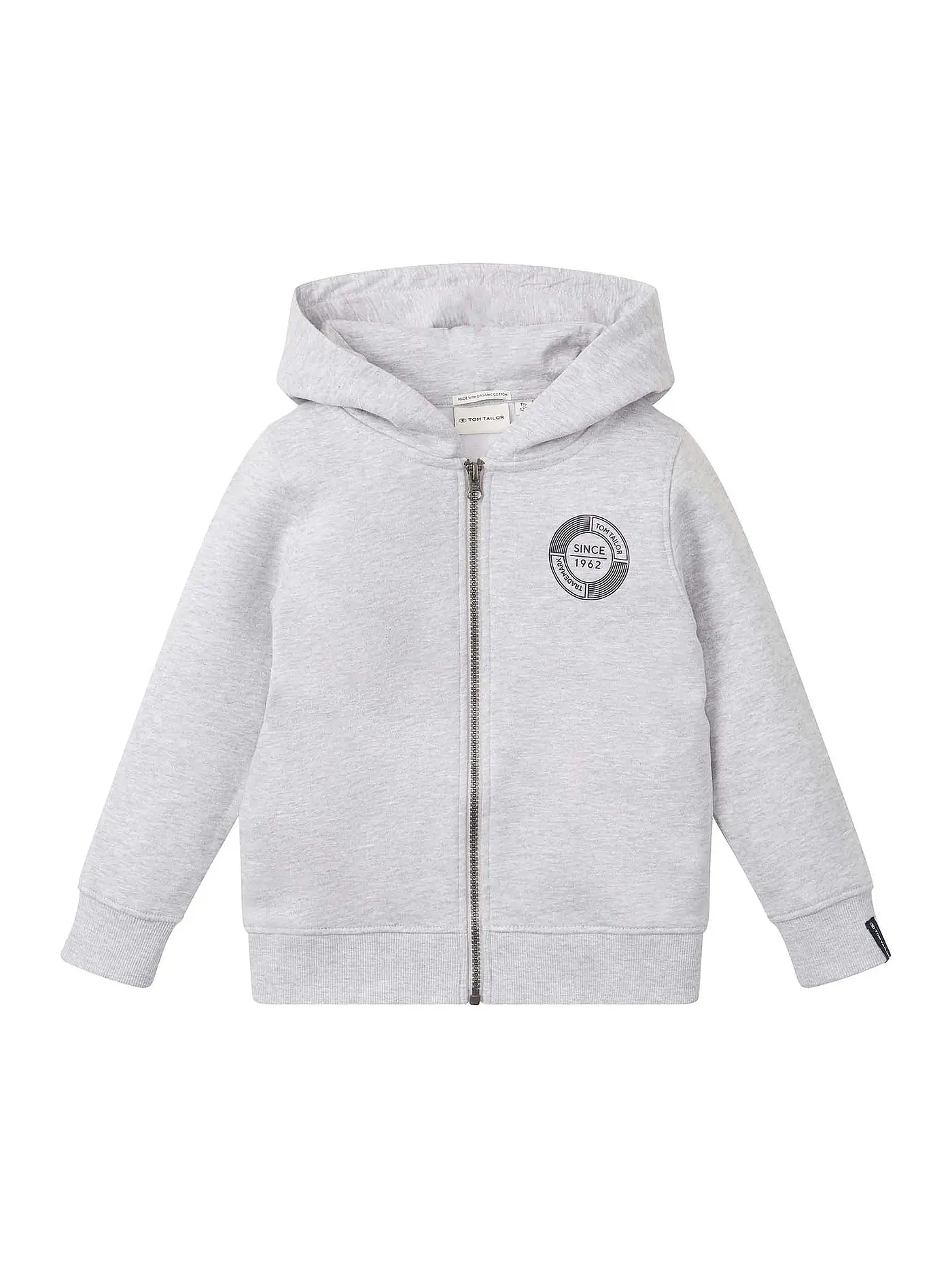 TOM TAILOR | Jungen Sweatjacke | grau