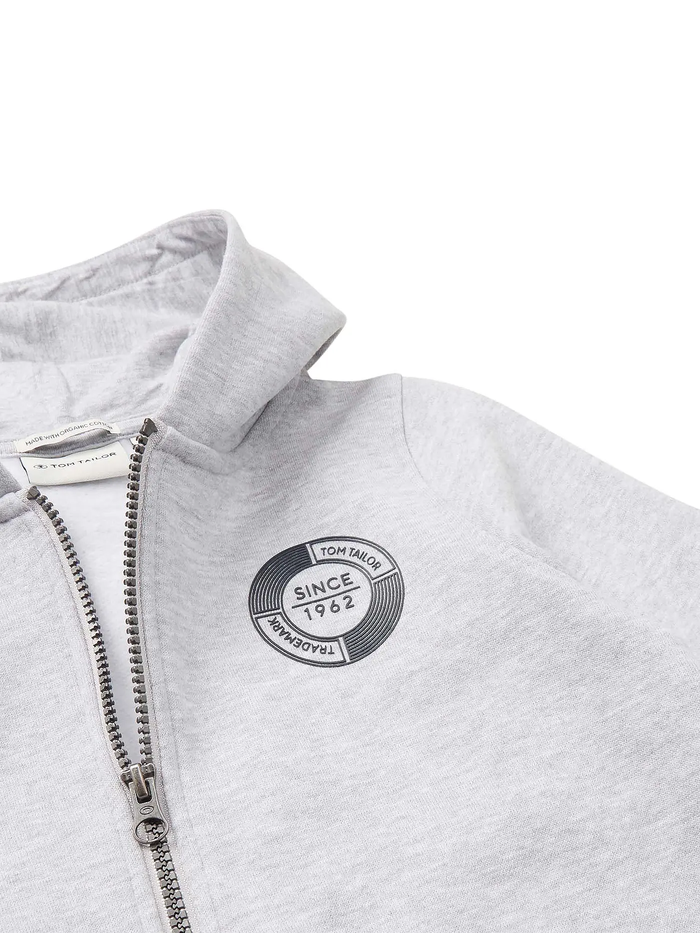 TOM TAILOR | Jungen Sweatjacke | grau