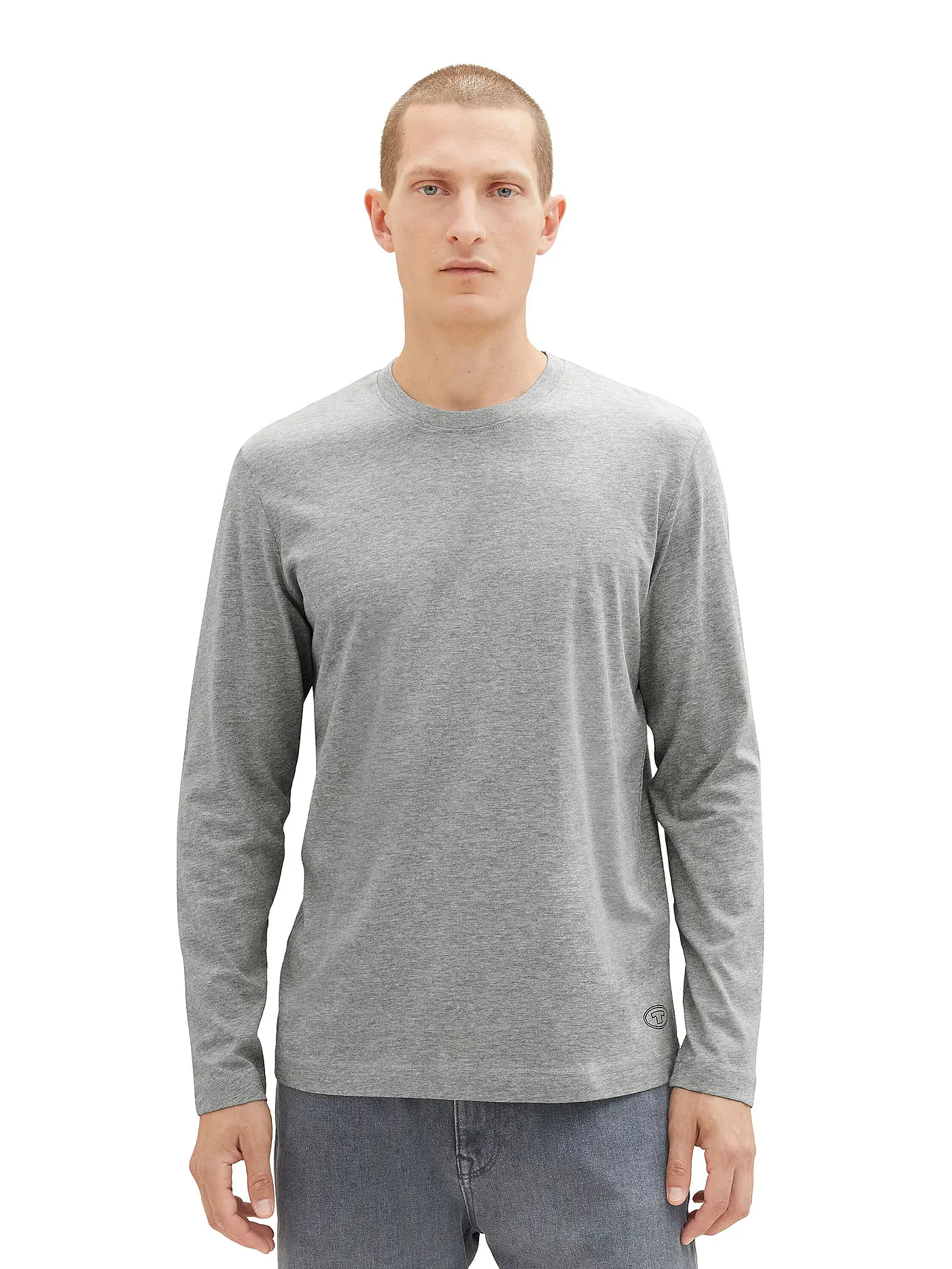 TOM TAILOR | Langarmshirt | grau