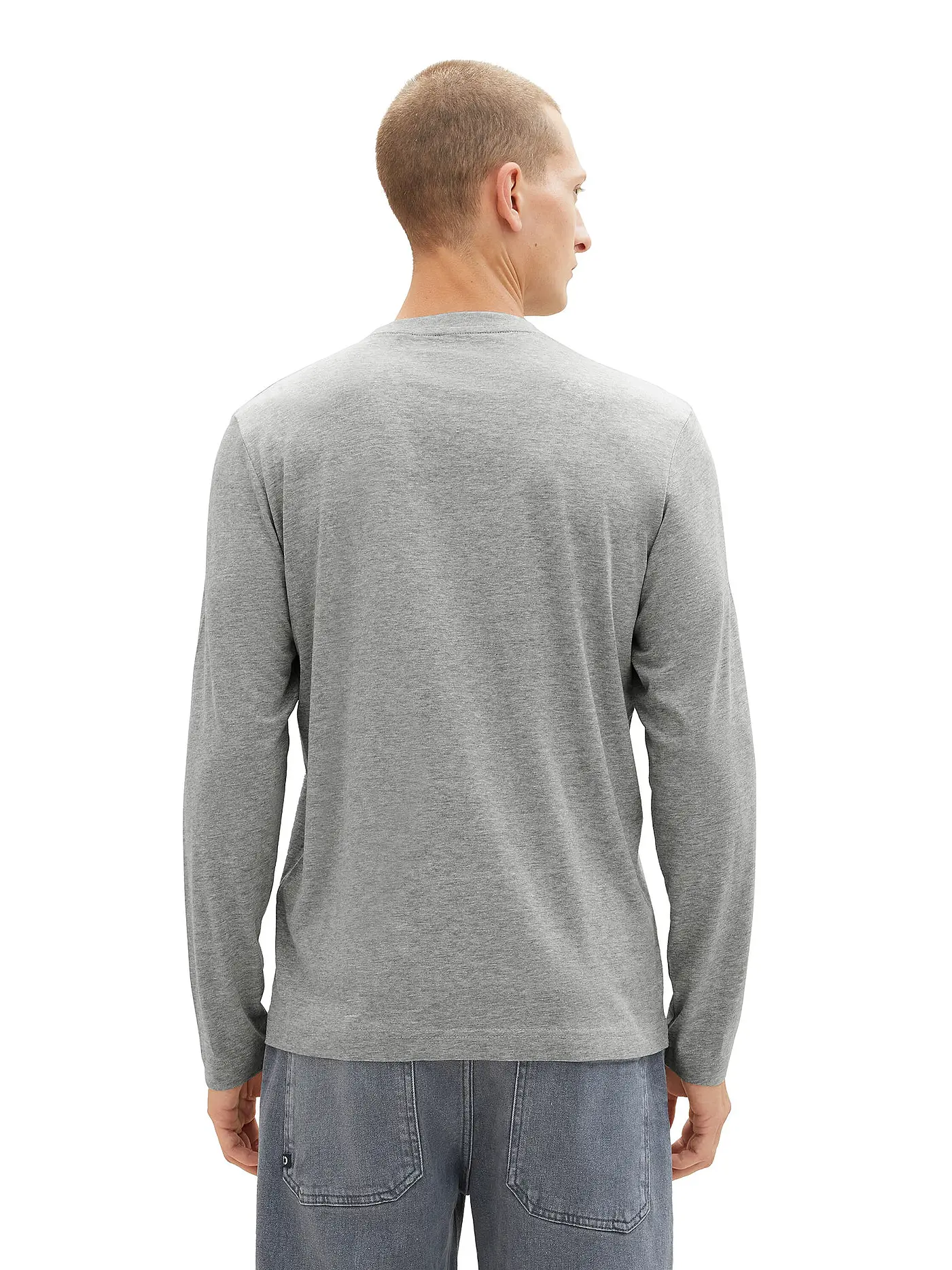 TOM TAILOR | Langarmshirt | grau