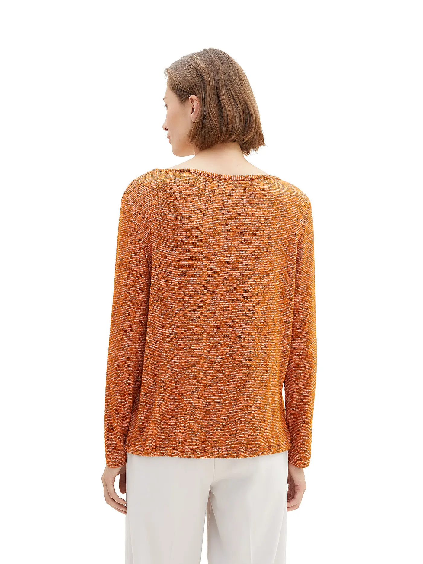 TOM TAILOR | Langarmshirt | orange