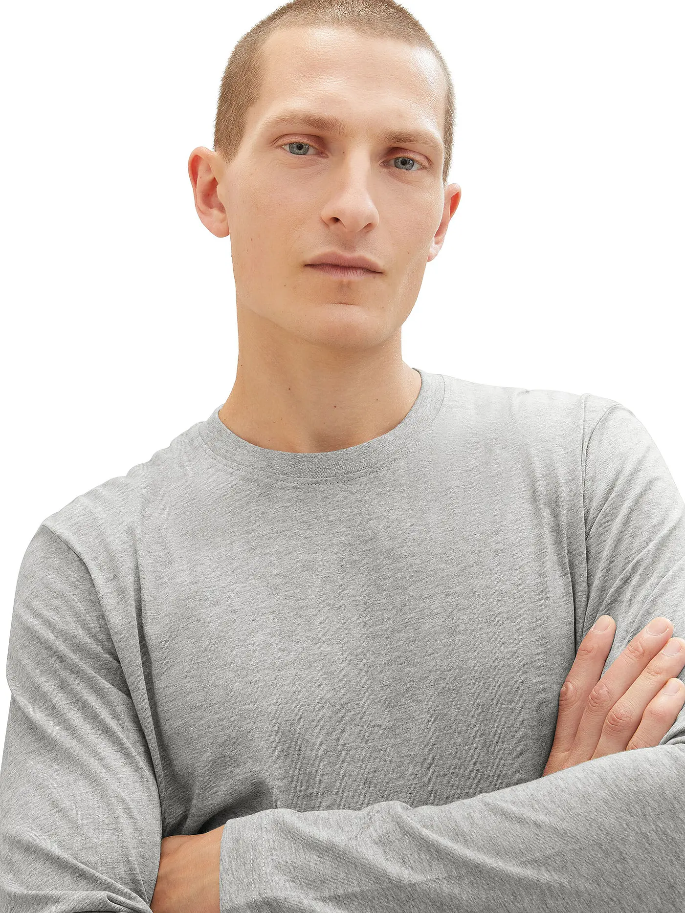 TOM TAILOR | Langarmshirt | grau