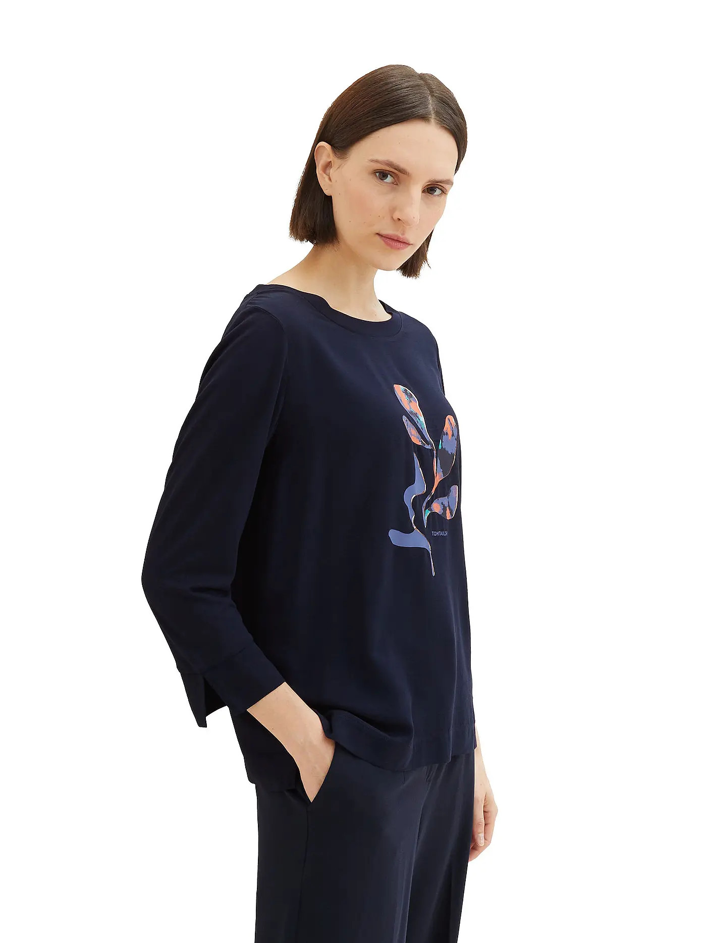 TOM TAILOR | Langarmshirt | blau