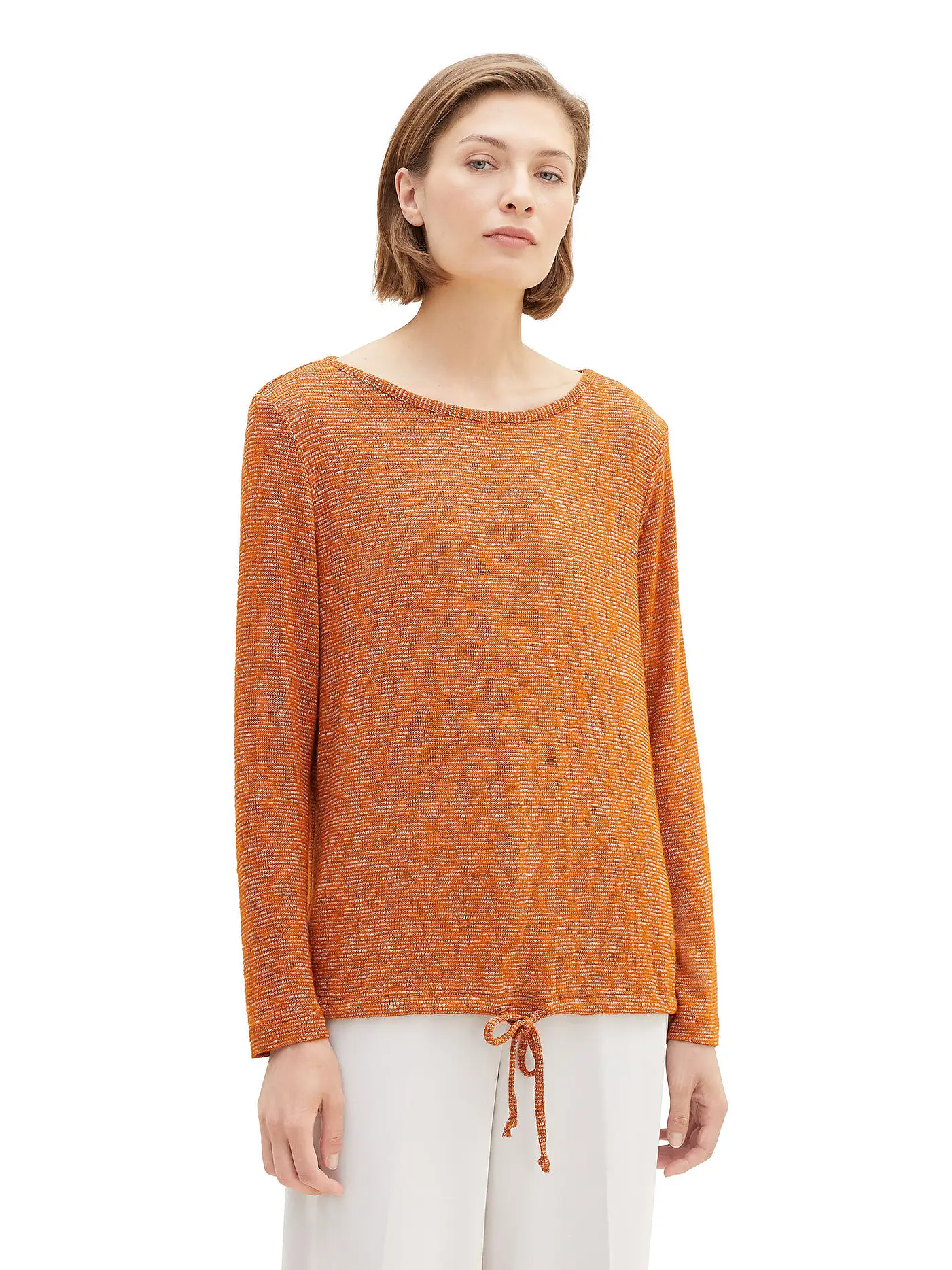 TOM TAILOR | Langarmshirt | orange