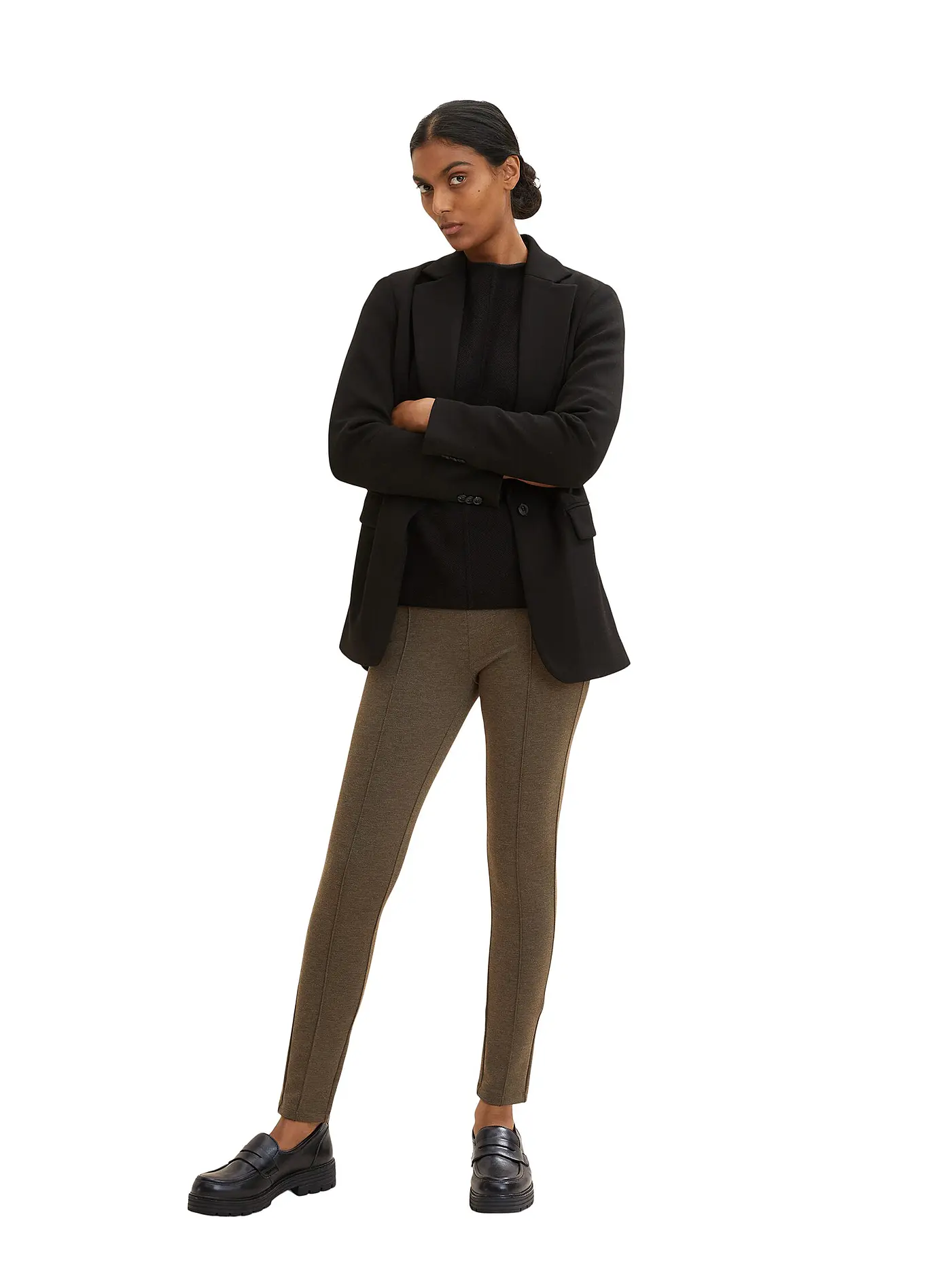 TOM TAILOR | Leggings | braun