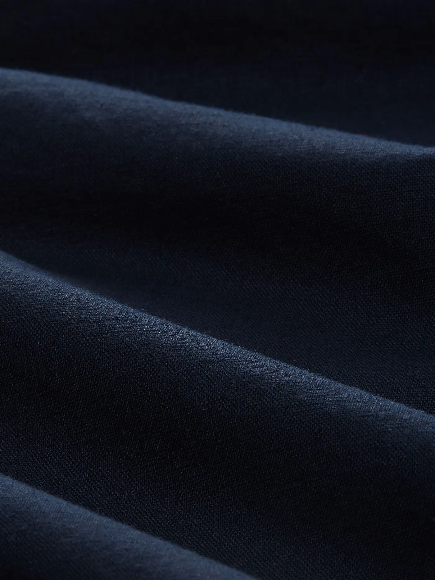 TOM TAILOR | Leinenbermuda | blau