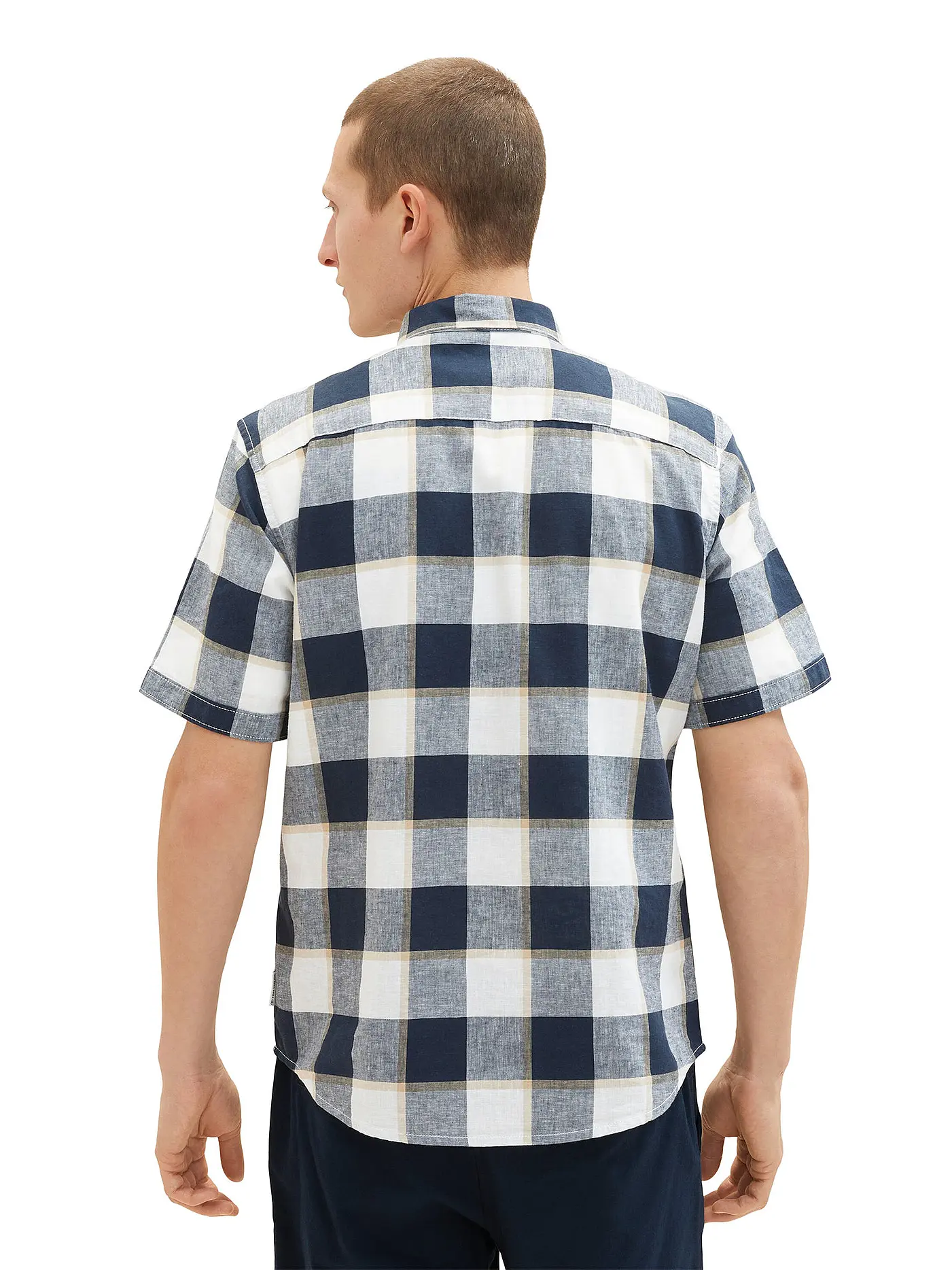 TOM TAILOR | Leinenhemd | blau