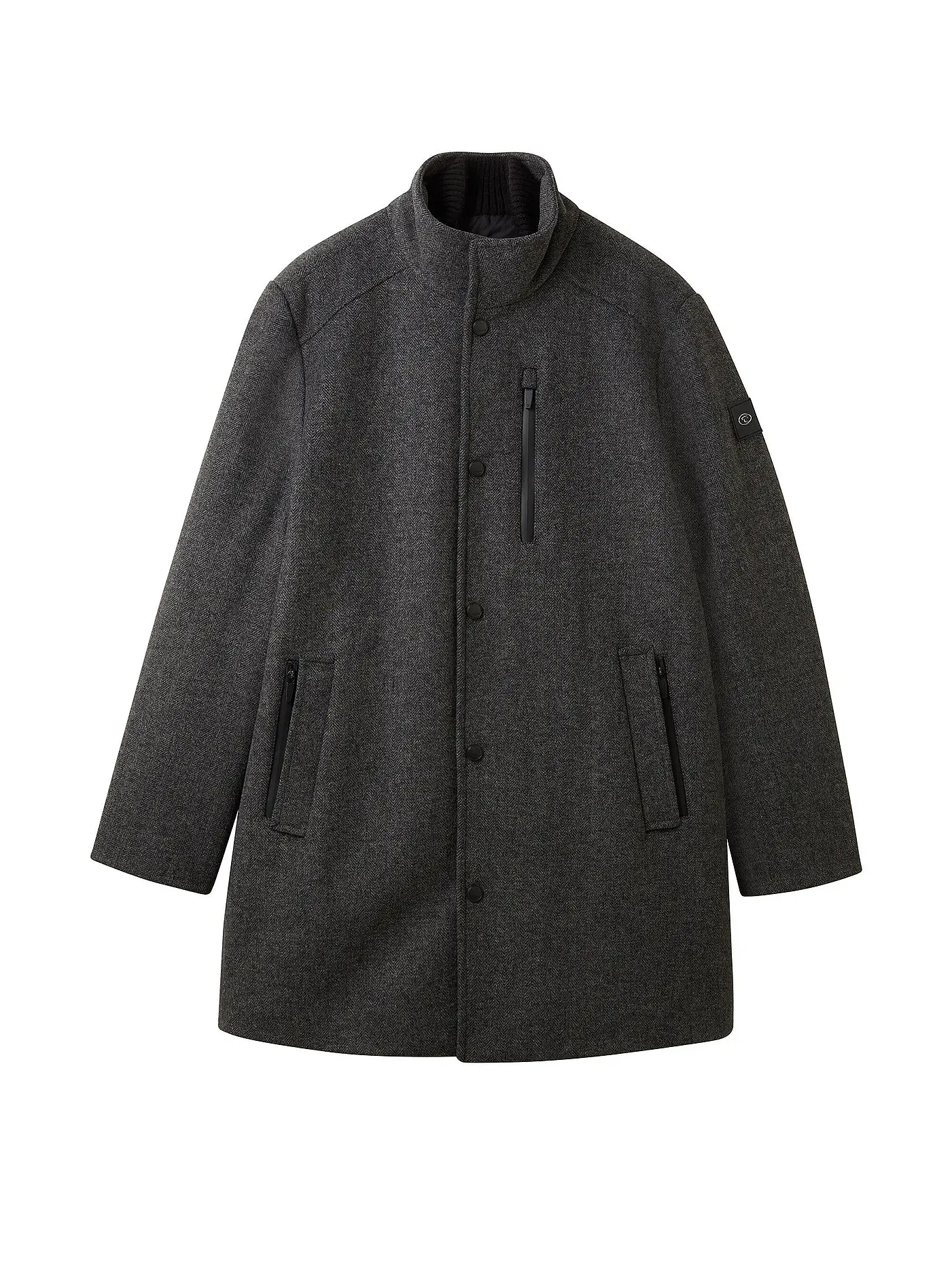 TOM TAILOR | Mantel | grau