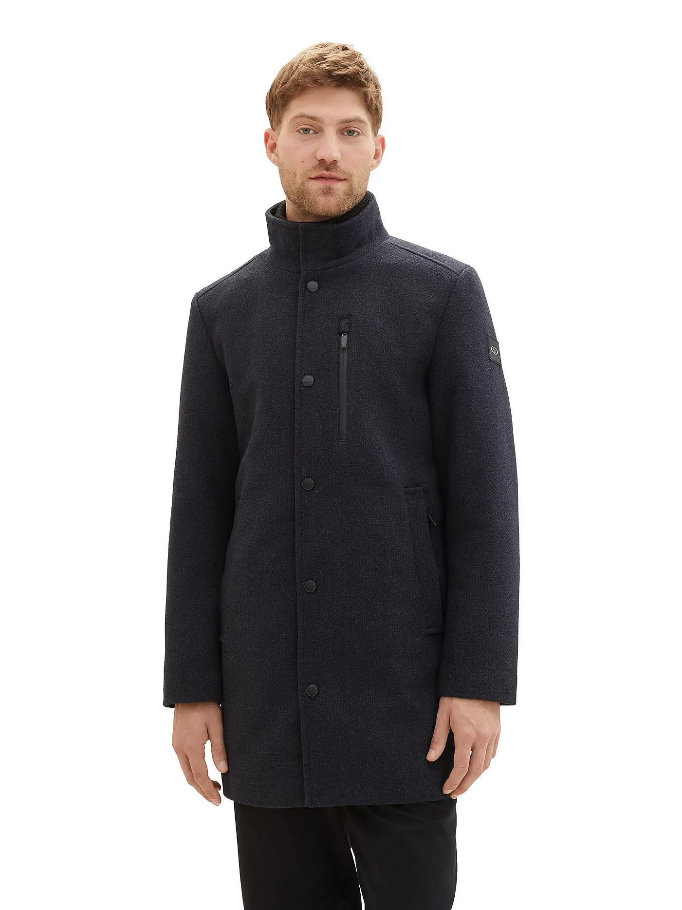 TOM TAILOR | Mantel | dunkelblau
