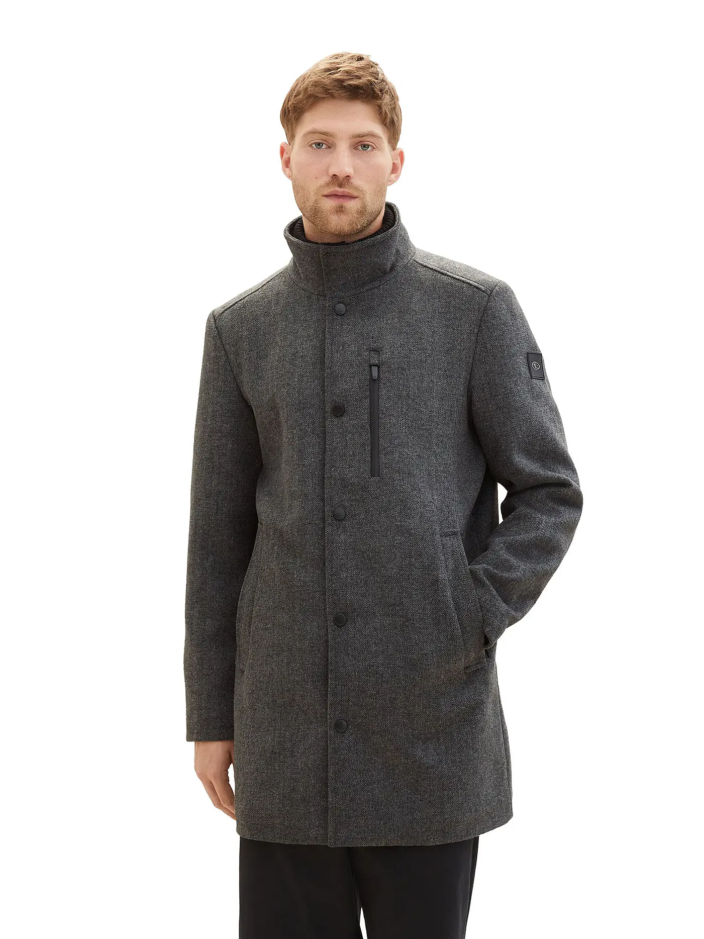 TOM TAILOR | Mantel | grau