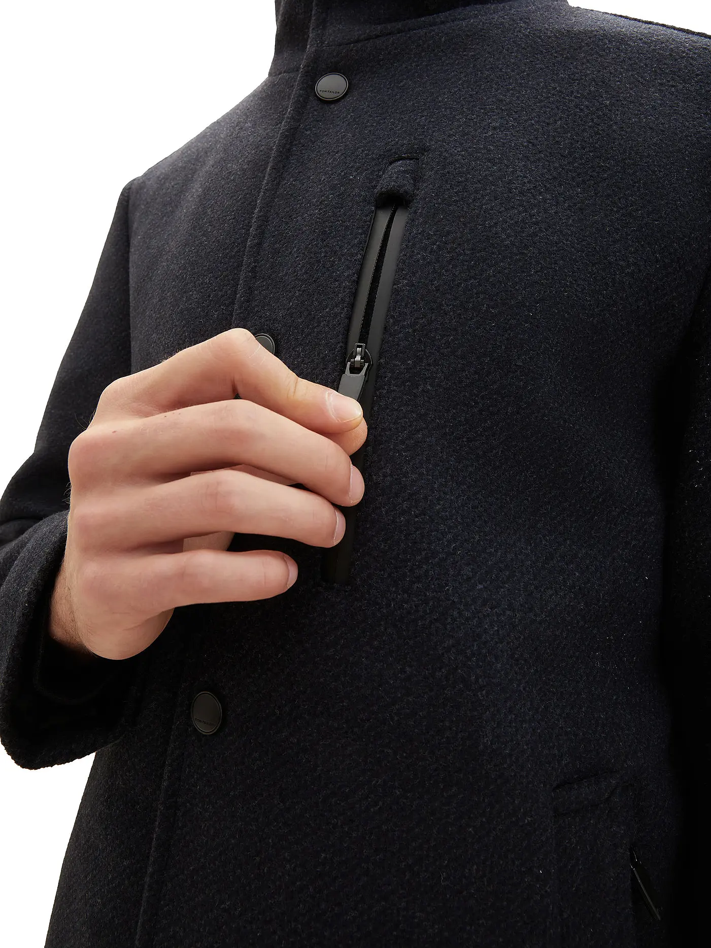 TOM TAILOR | Mantel | dunkelblau