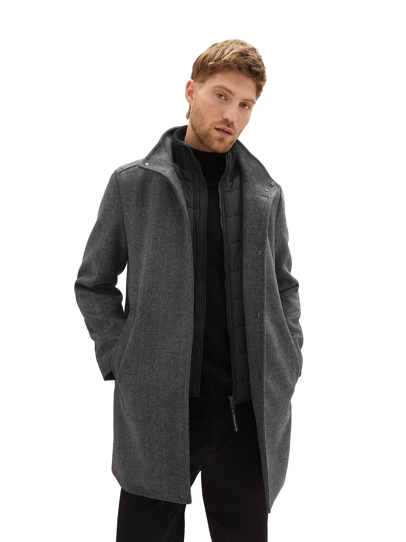 TOM TAILOR | Mantel | grau