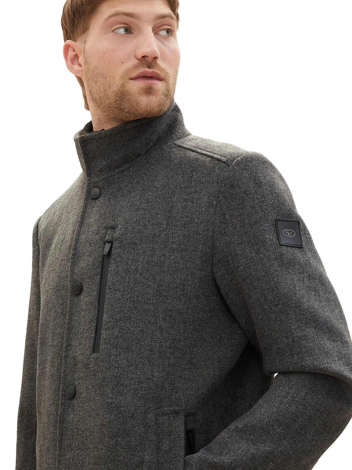 TOM TAILOR | Mantel | grau