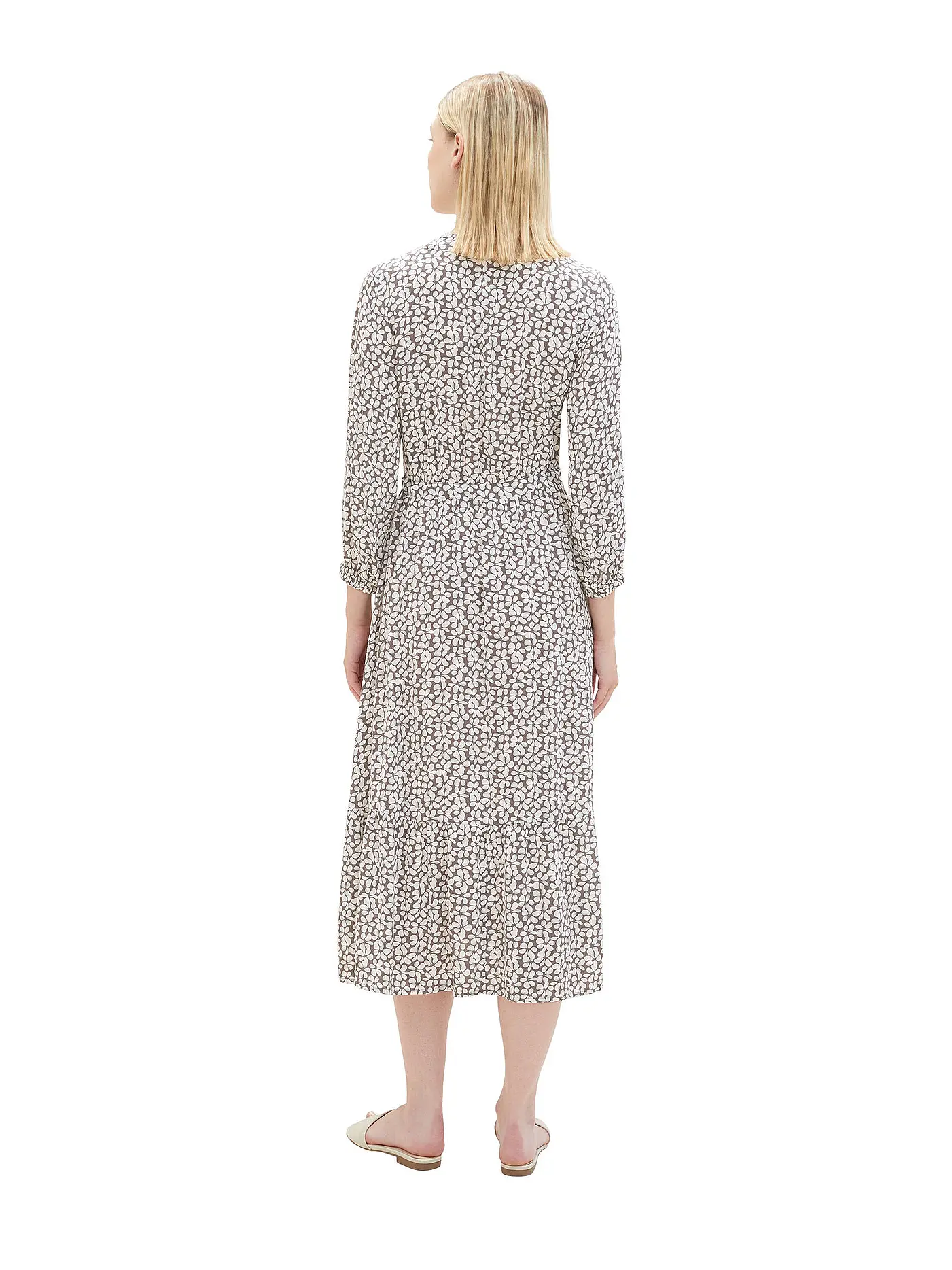 TOM TAILOR | Midikleid | grau