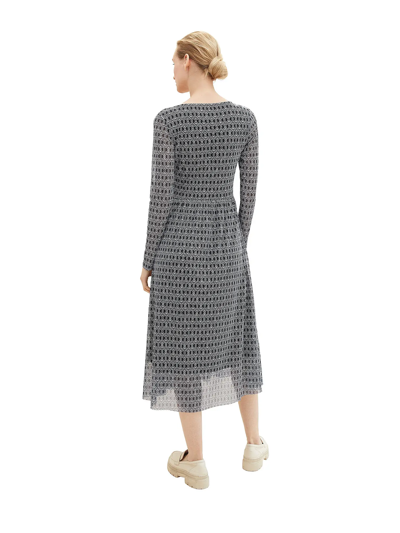 TOM TAILOR | Midikleid | dunkelblau