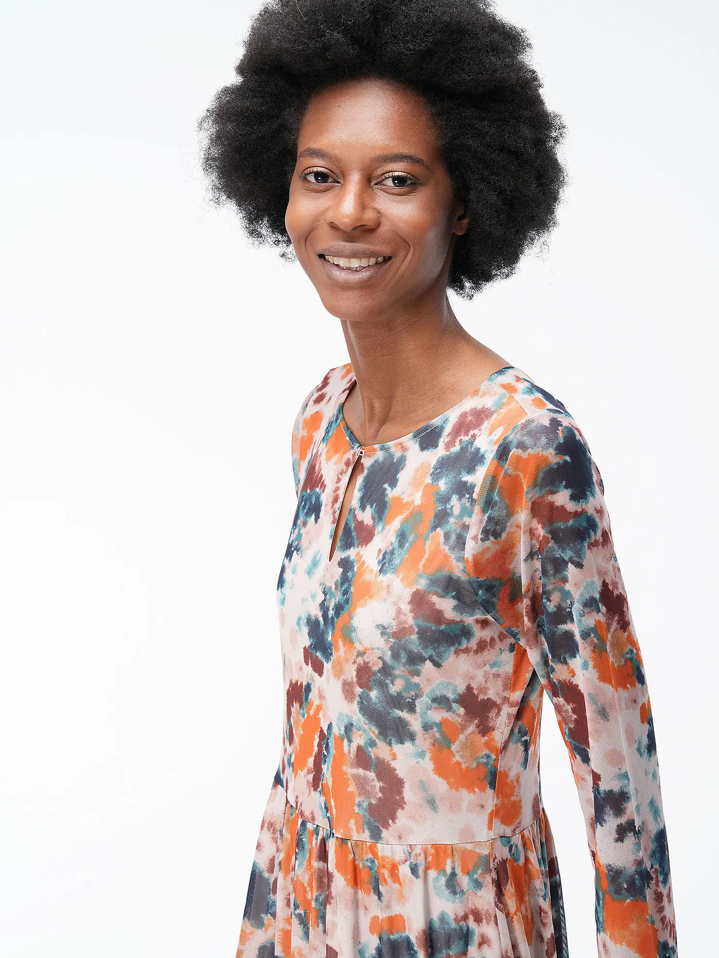 TOM TAILOR | Midikleid | orange