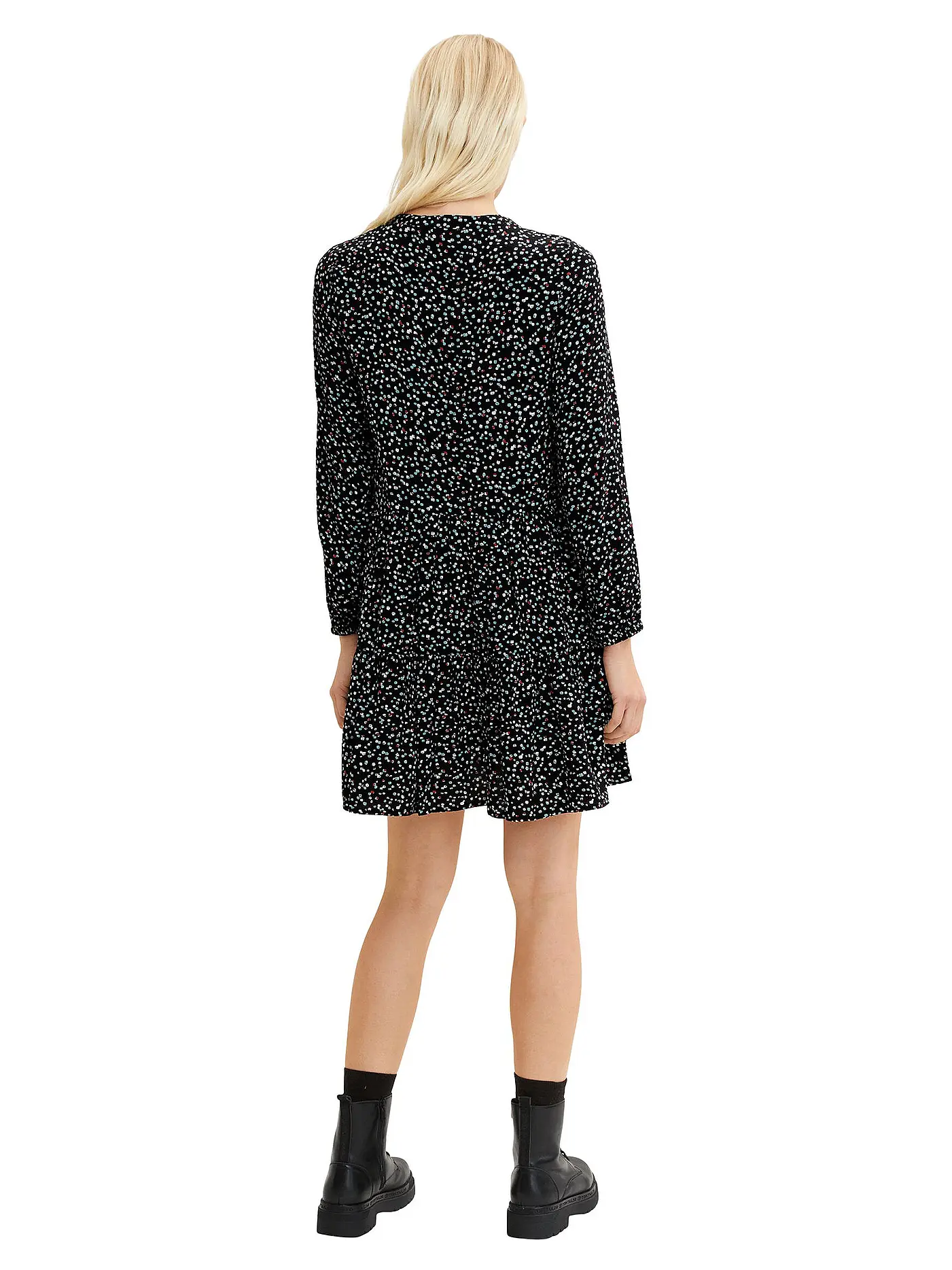 TOM TAILOR | Minikleid | schwarz