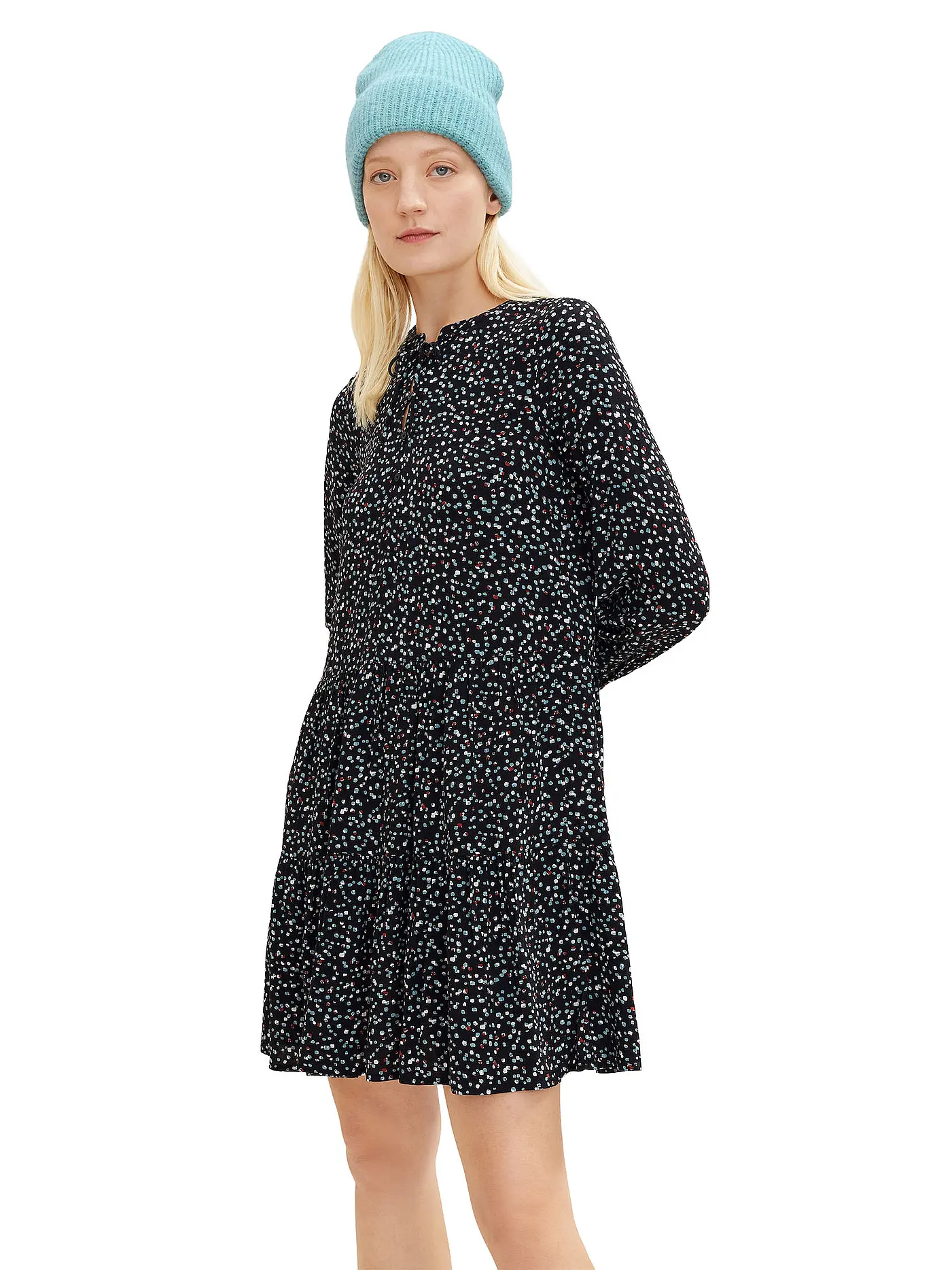 TOM TAILOR | Minikleid | schwarz