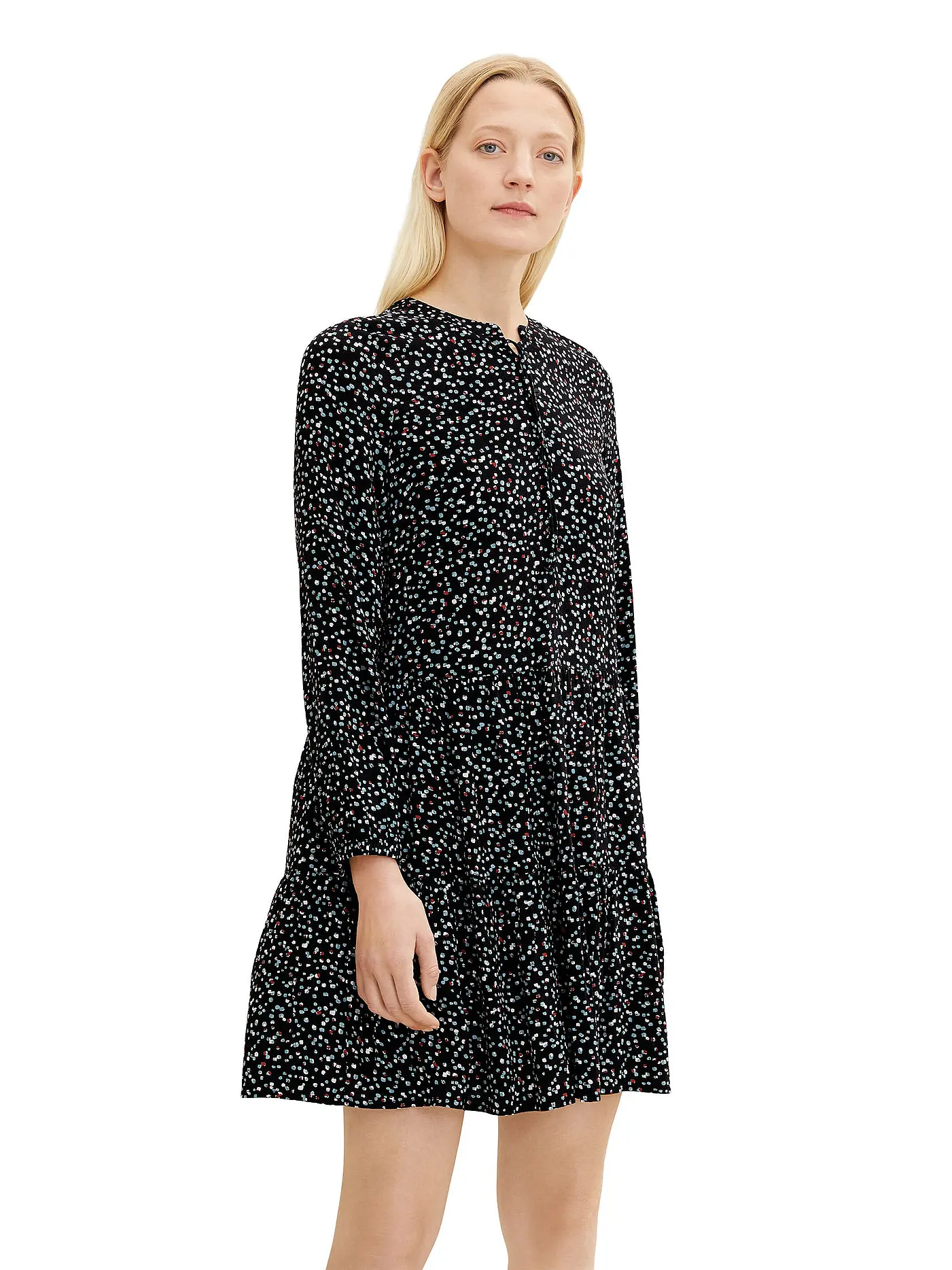 TOM TAILOR | Minikleid | schwarz