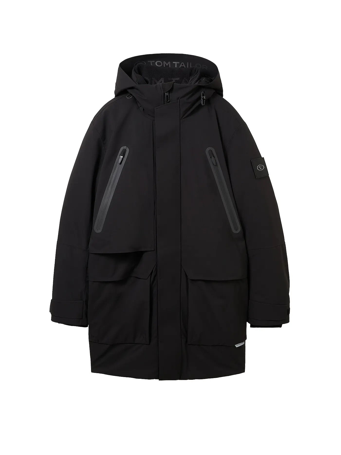 TOM TAILOR | Parka | schwarz