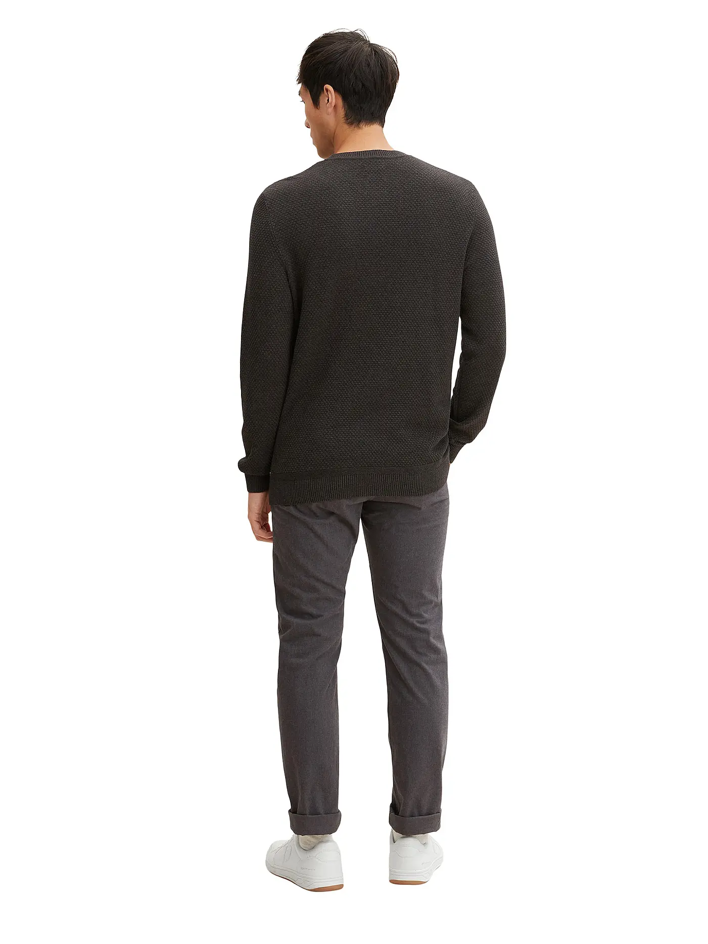 TOM TAILOR | Pullover | schwarz