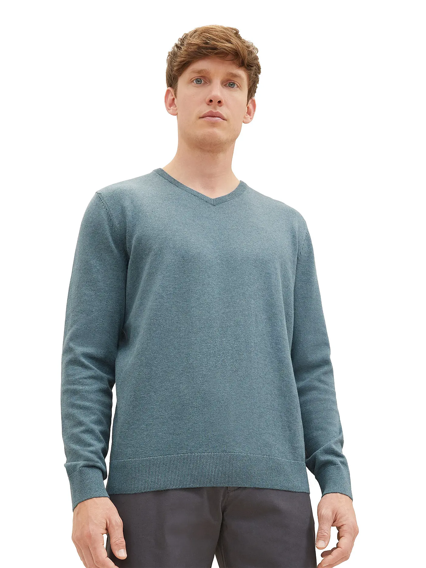 TOM TAILOR | Pullover | petrol
