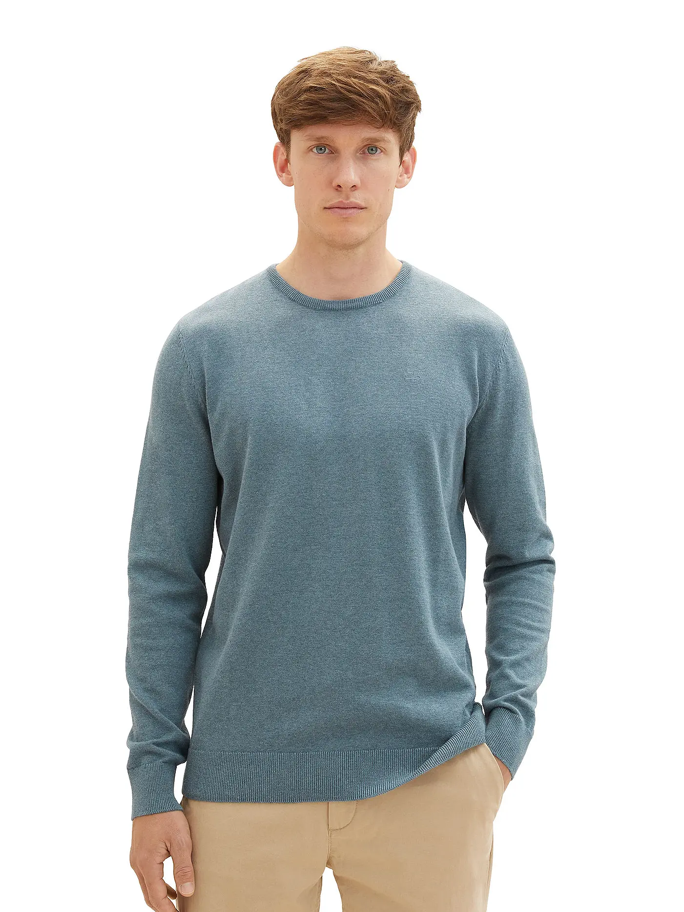 TOM TAILOR | Pullover | petrol