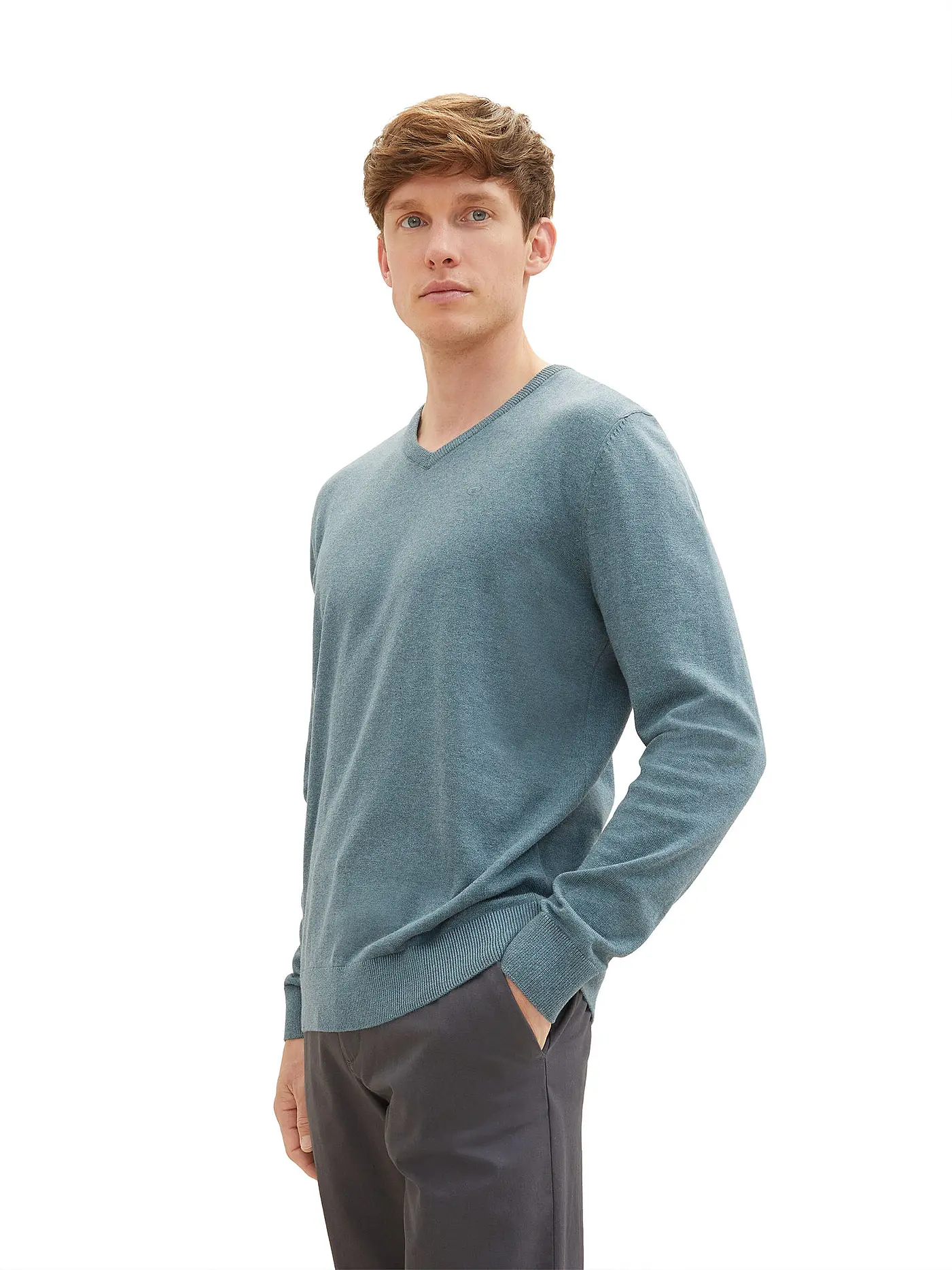 TOM TAILOR | Pullover | petrol