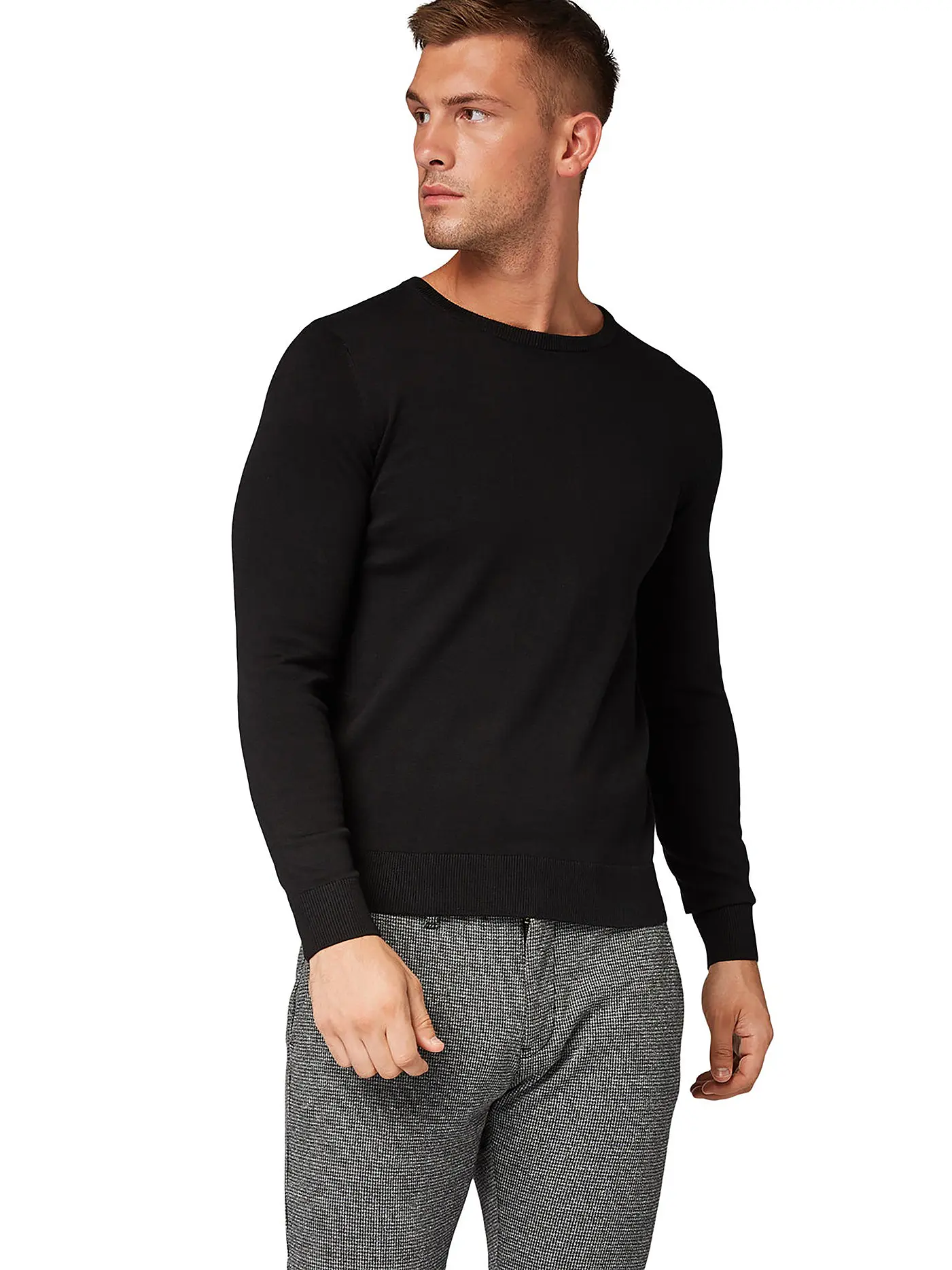 TOM TAILOR | Pullover | schwarz