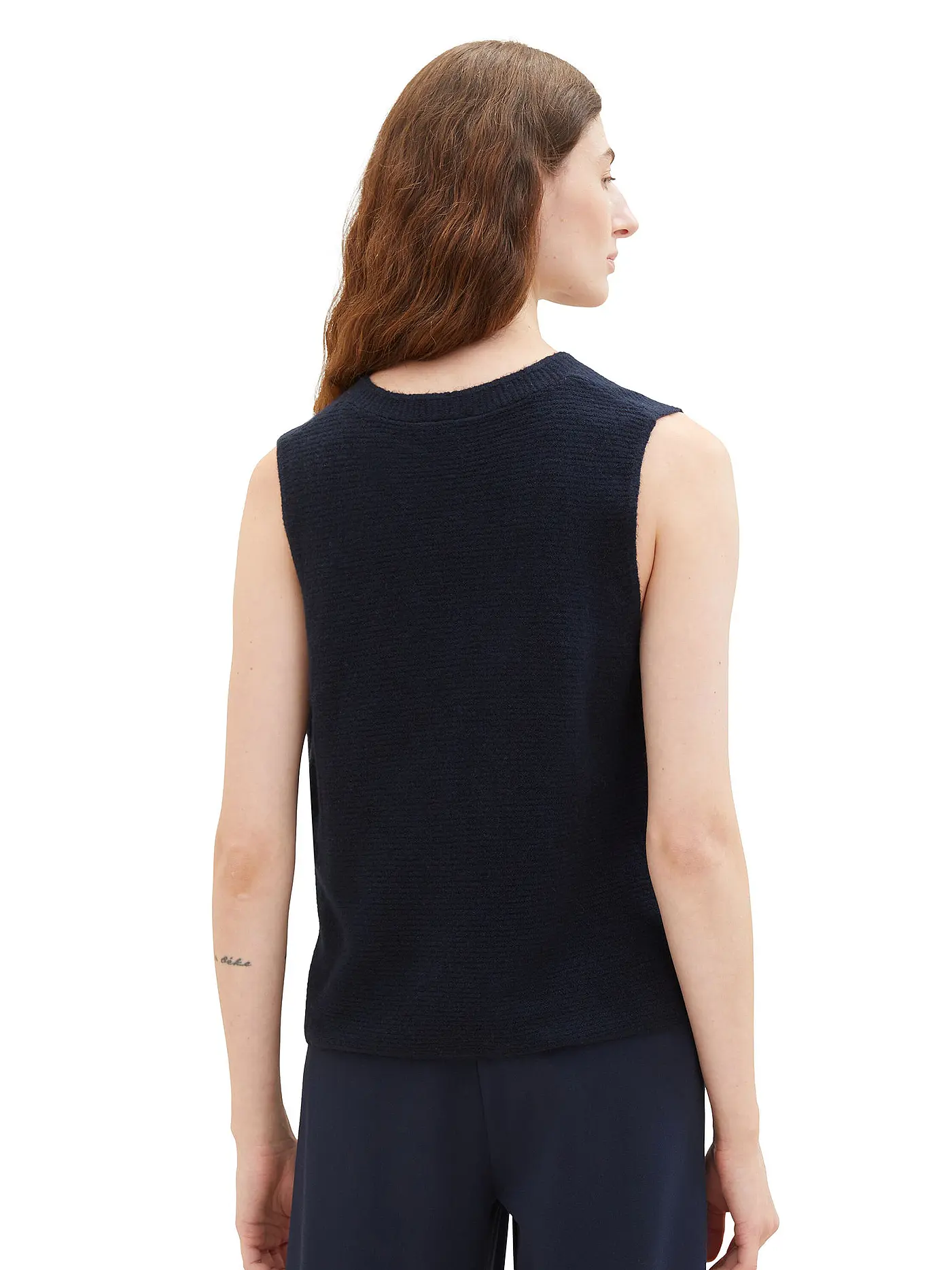 TOM TAILOR | Pullunder | blau
