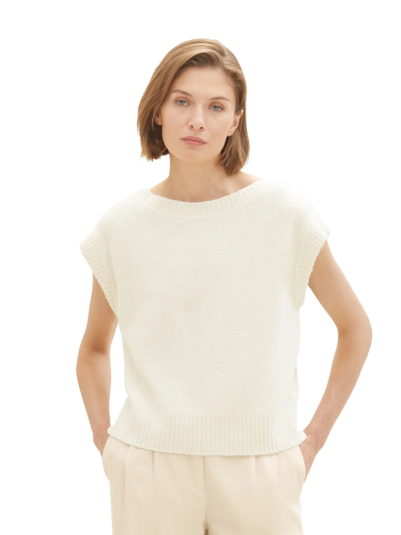 TOM TAILOR | Pullunder | beige